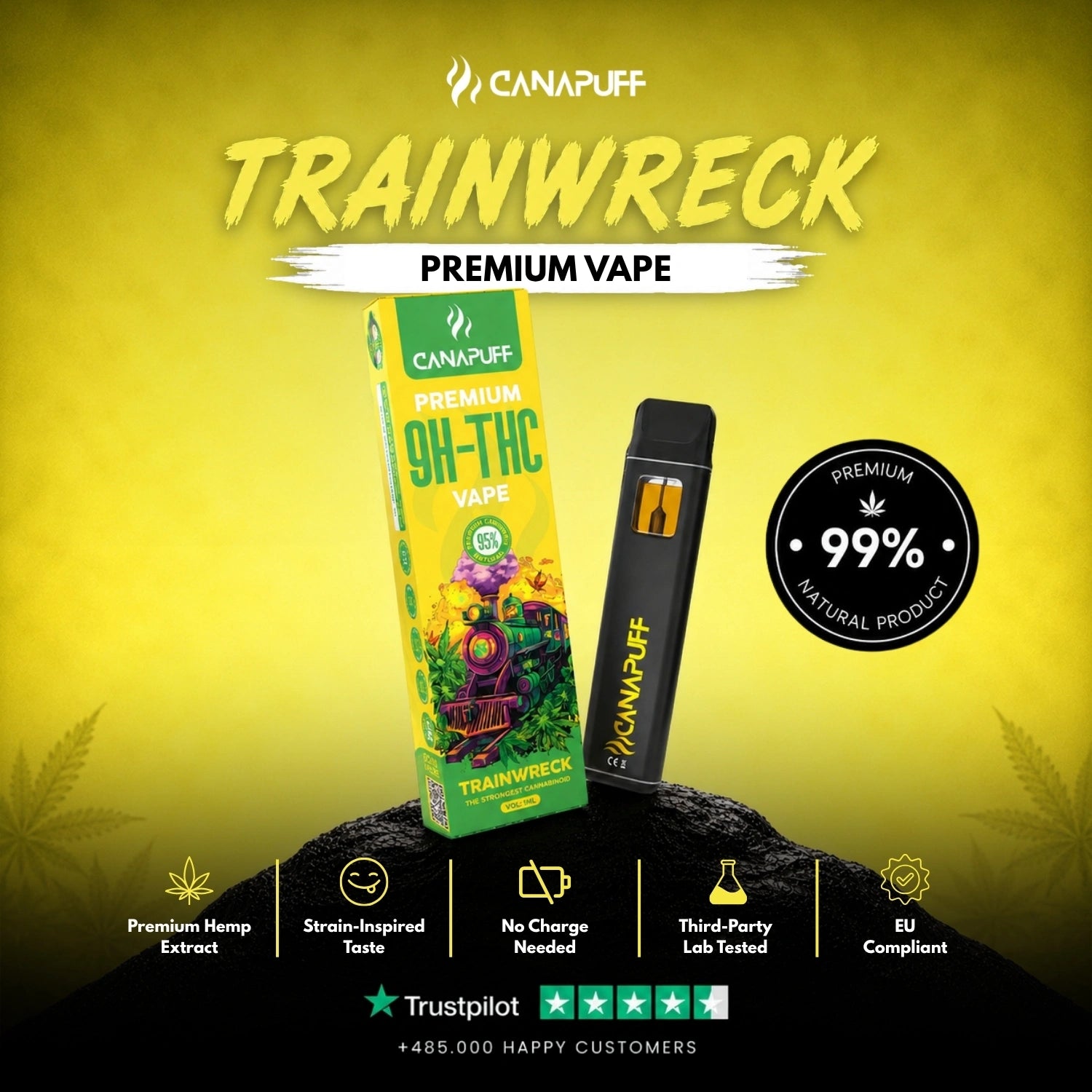9H-THC Vape Trainwreck 1 ml
