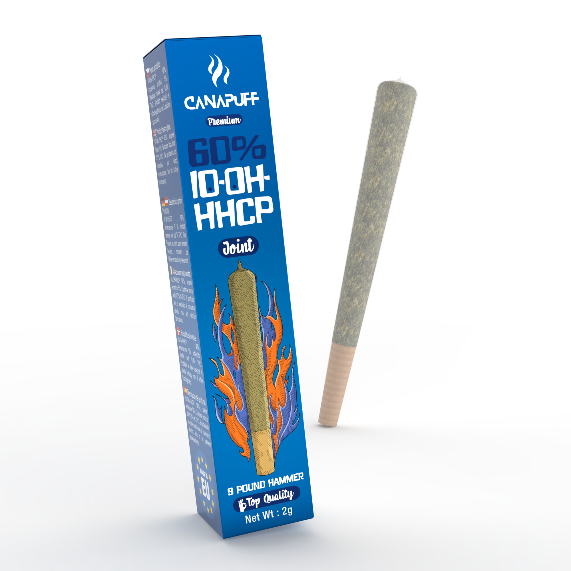 9 Pound Hammer 60% 10-OH-HHCP Joint 2g