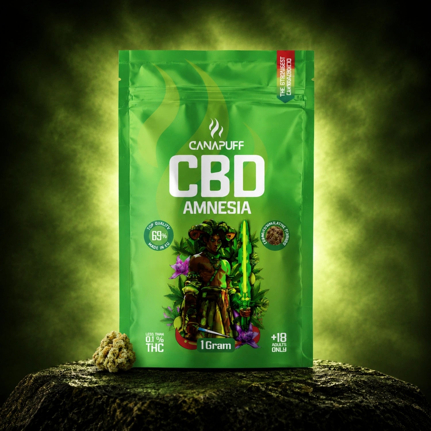 CBD Blüten Amnesia 69%