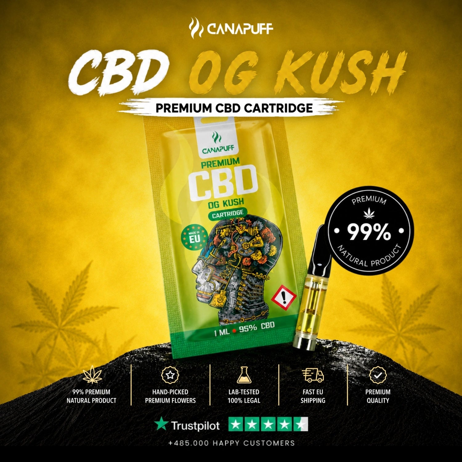 CBD Kartusche OG Kush 95%