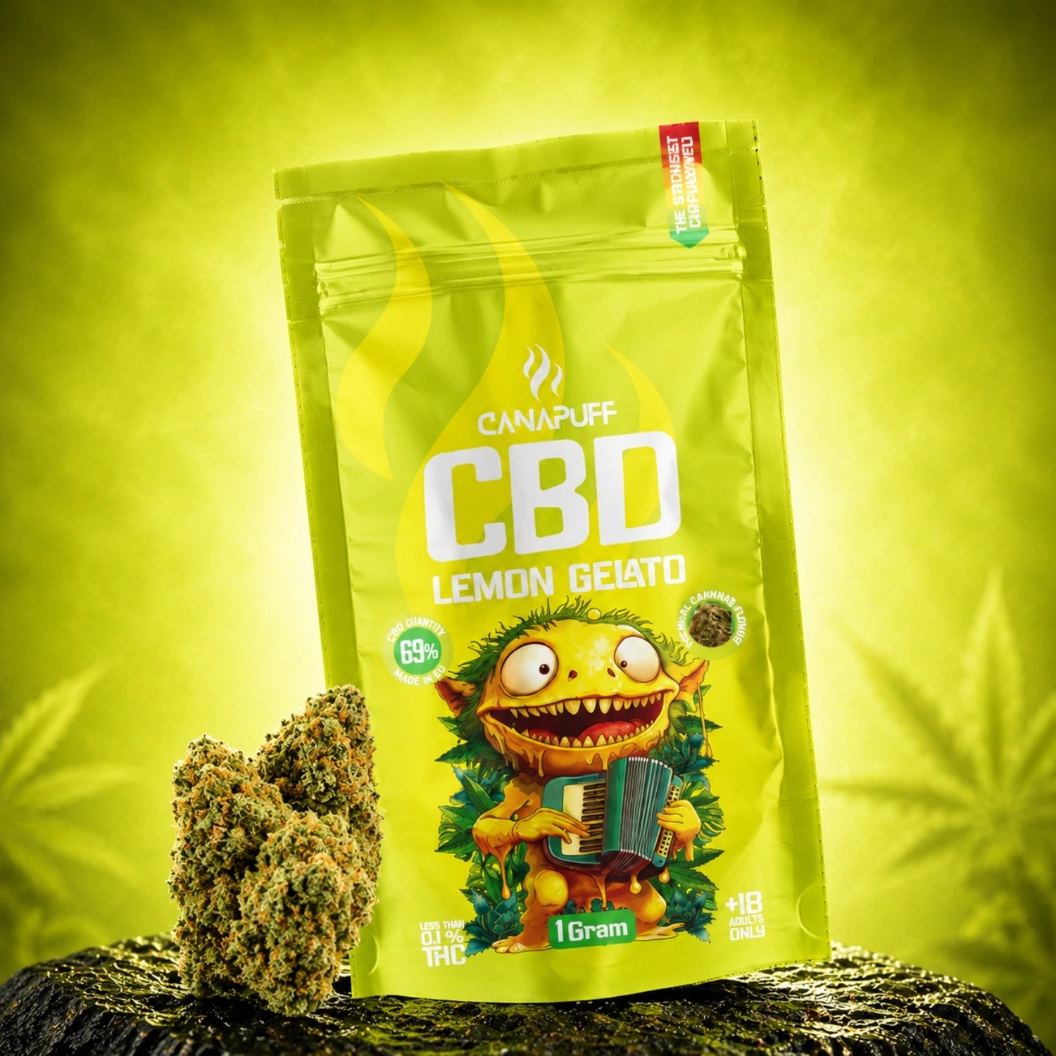 CBD Blüten Lemon Gelato 69%
