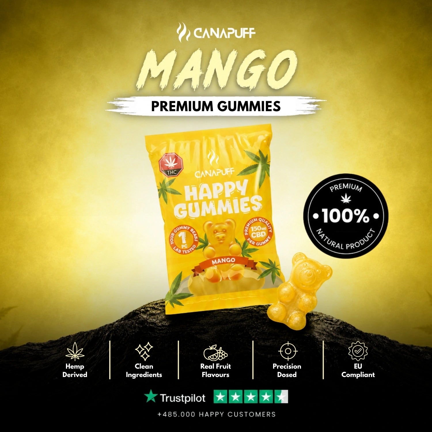 CBD Gummibärchen Mango
