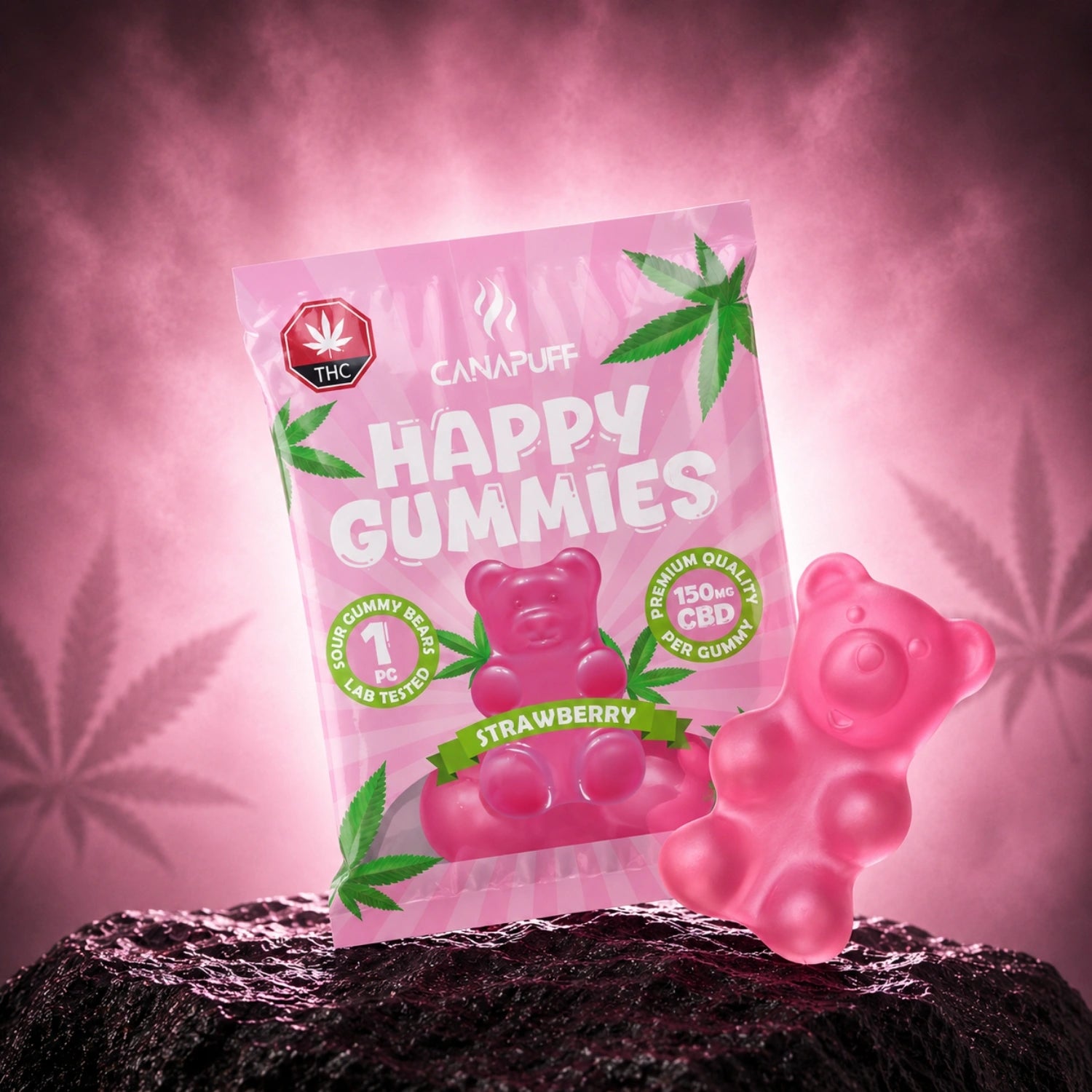 CBD Gummibärchen Strawberry