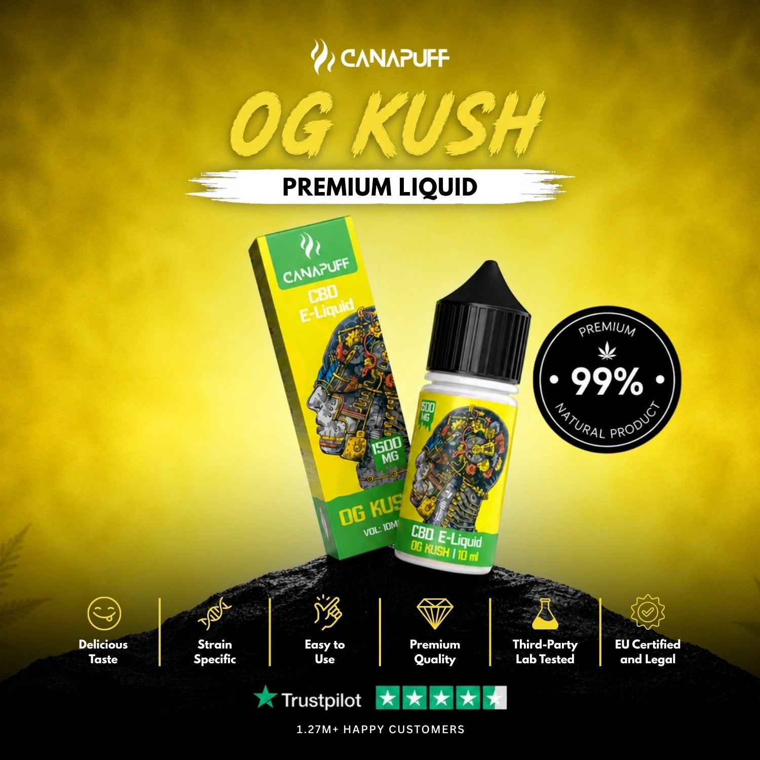 CBD Liquid OG Kush 1.500 mg