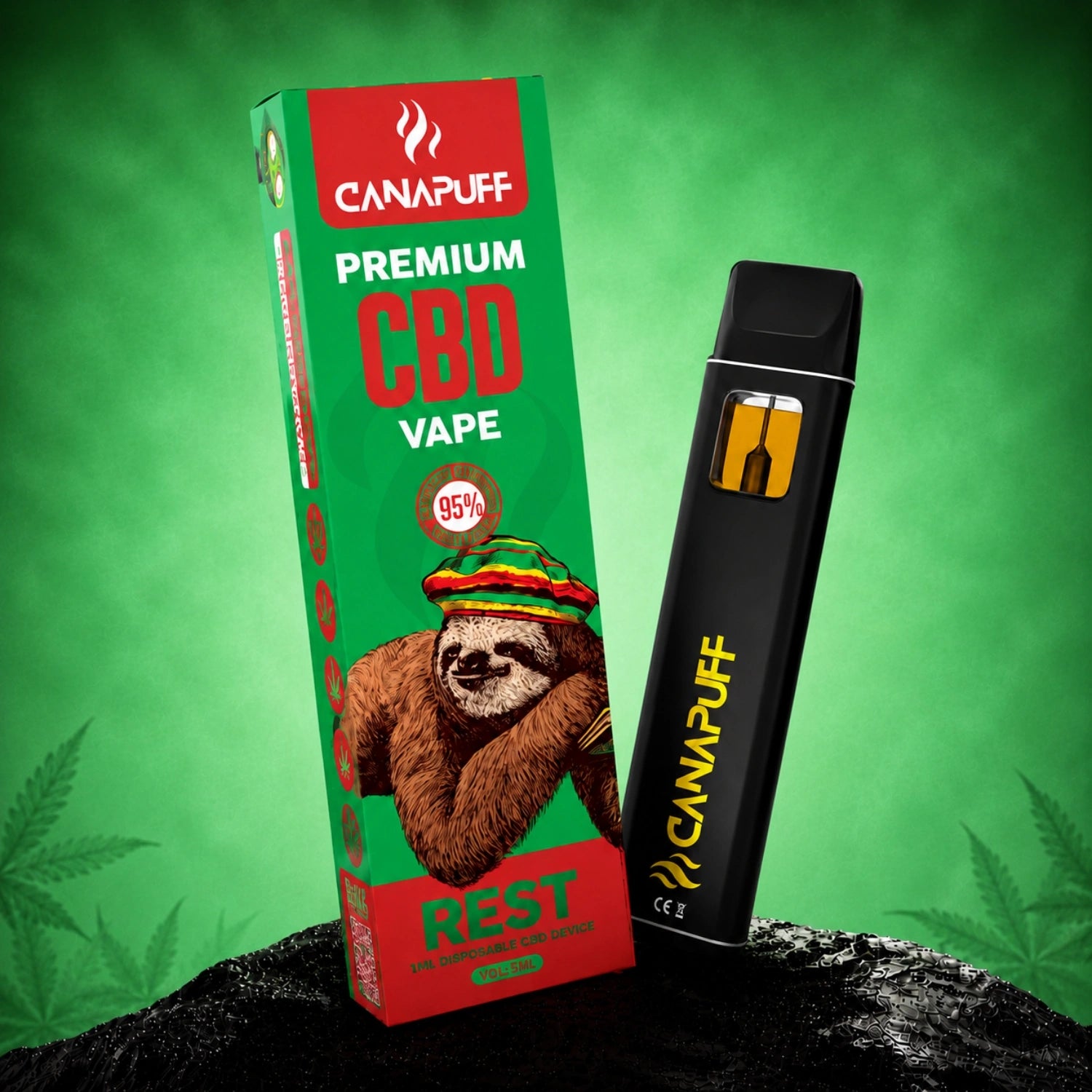 CBD Vape Rest 95 % 1 ml