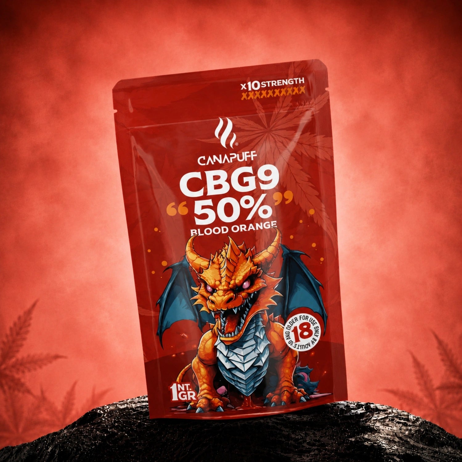 CBG9 Blüten Blood Orange 50%