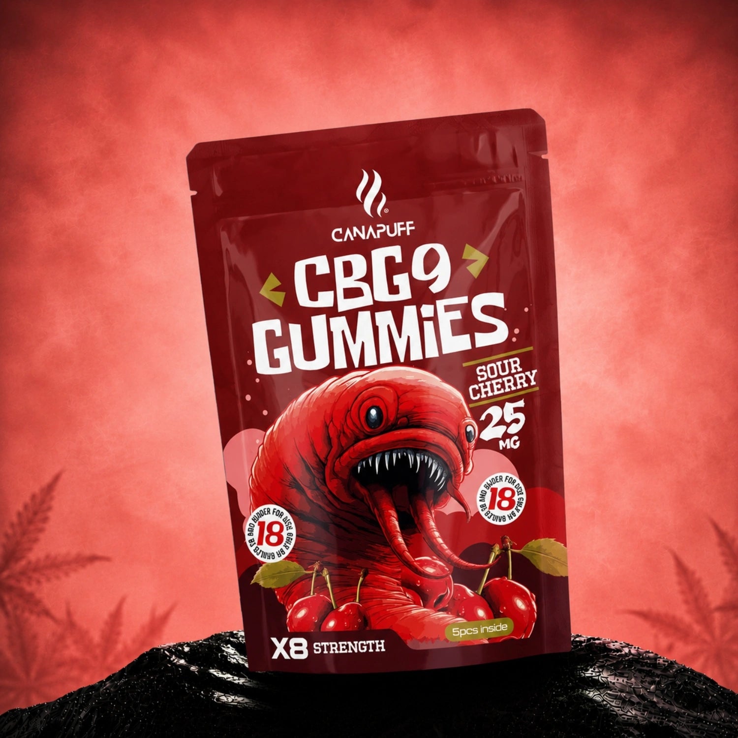 CBG9 Gummibärchen Sauerkirsche