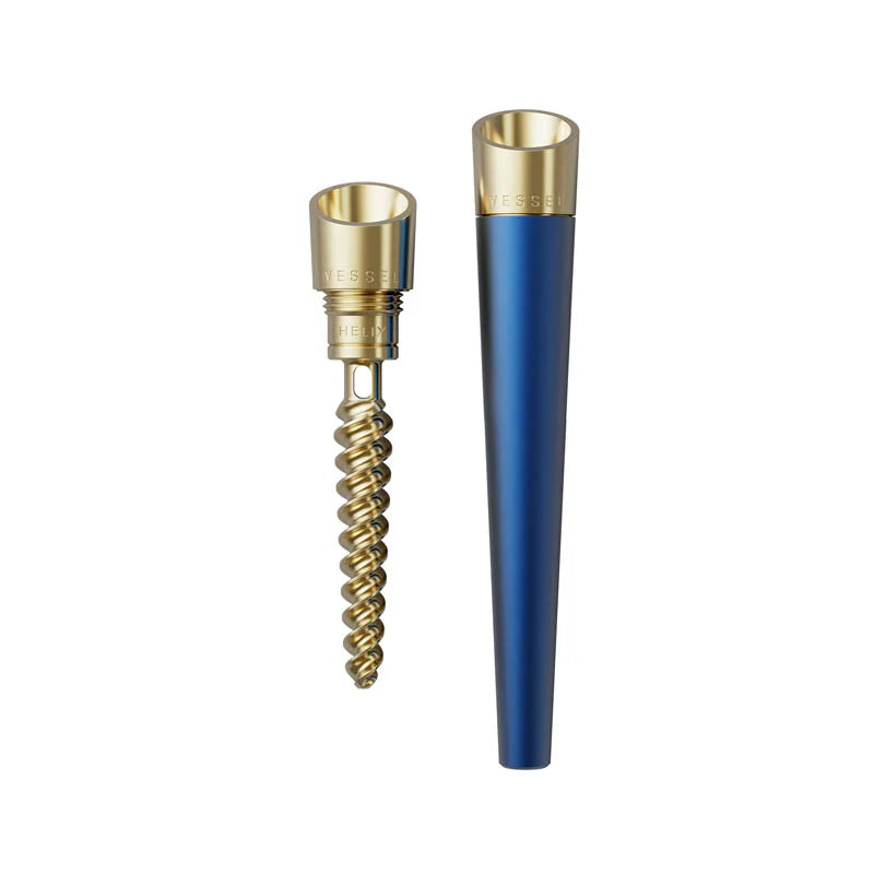 Vessel pen with Helix mouthpiece in blue