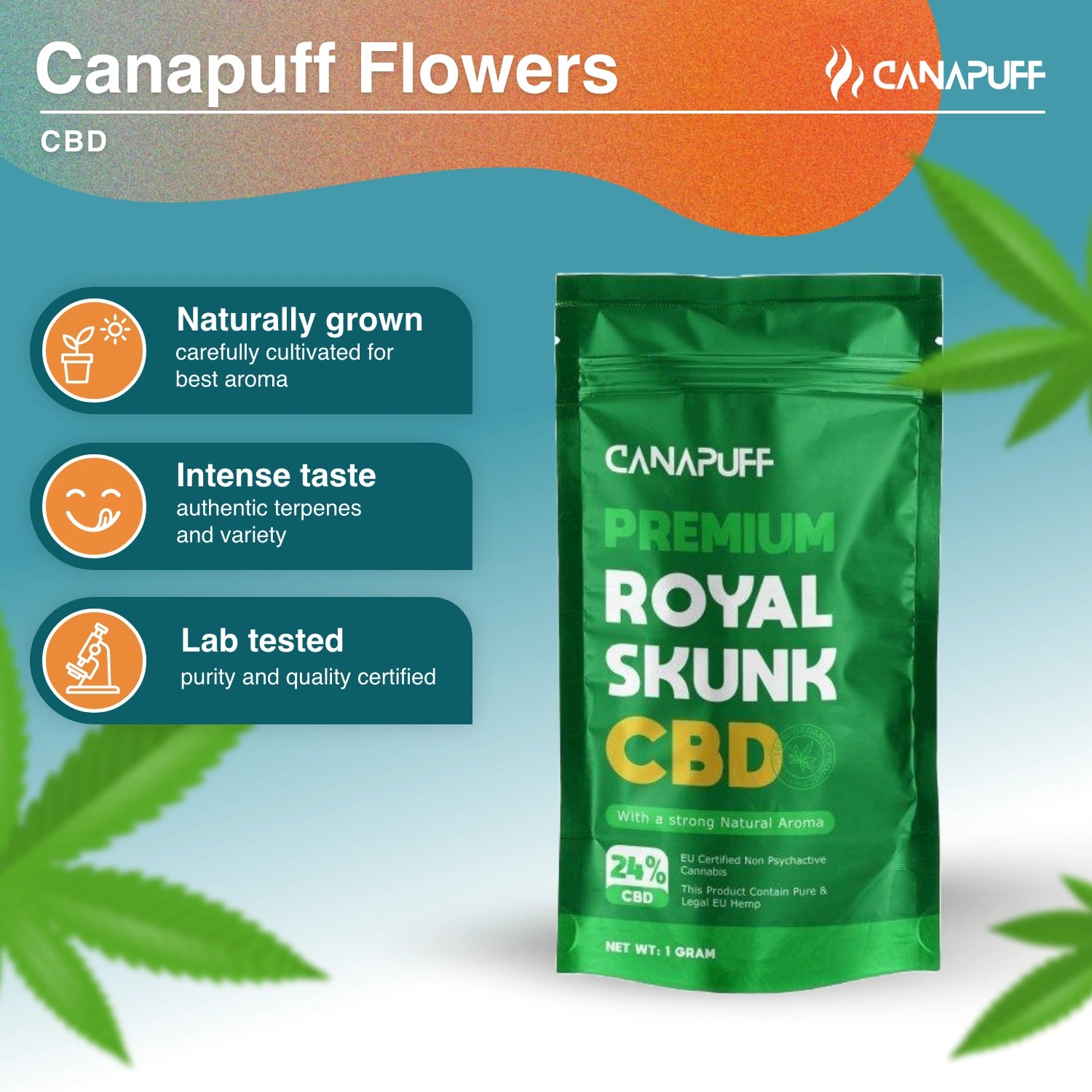 Royal Skunk 24% - CBD Blüten - Canapuff