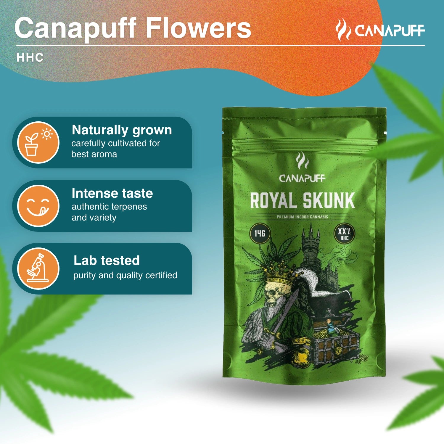 Royal Skunk 30% - HHC Blüten - CanaPuff