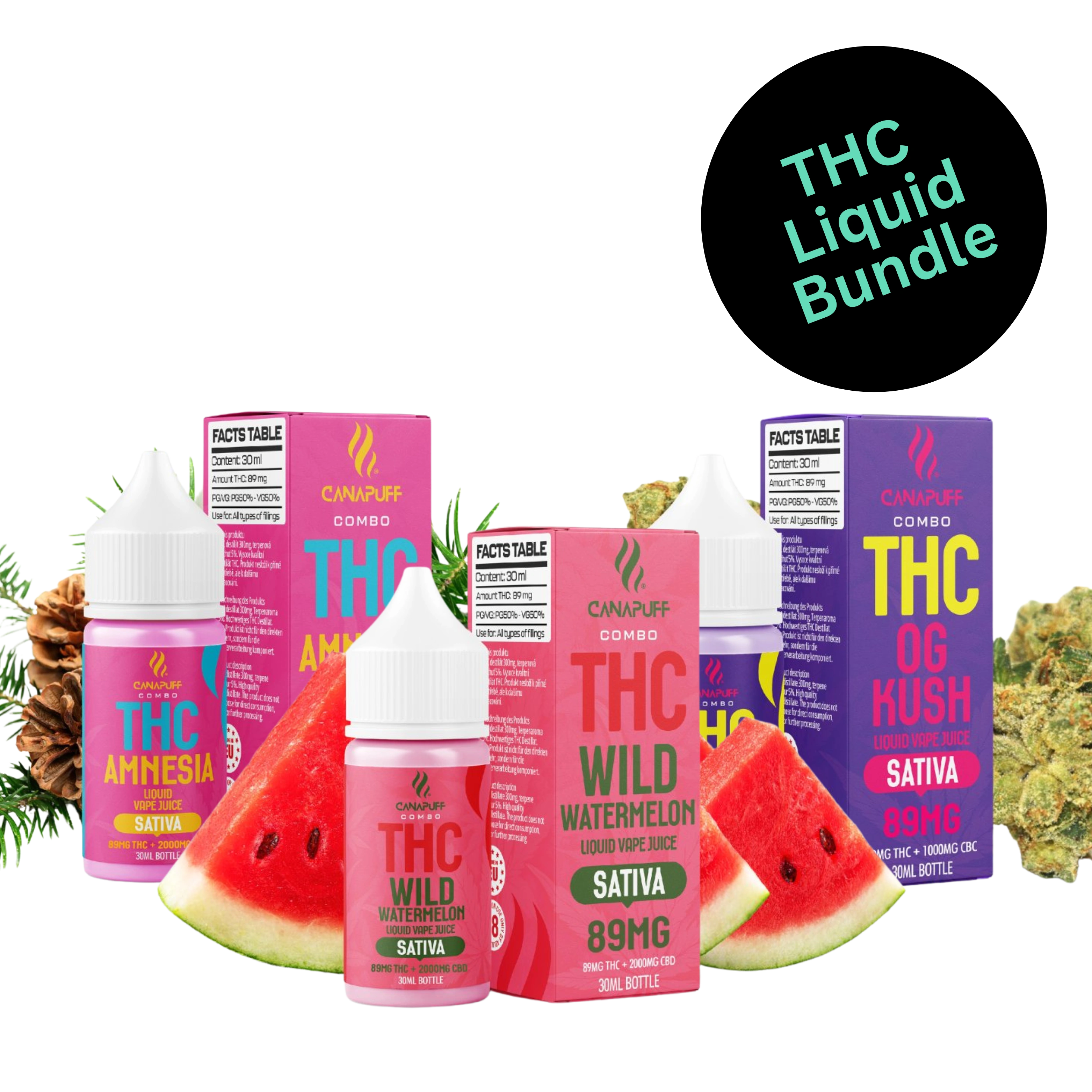 THC Liquid Bündel