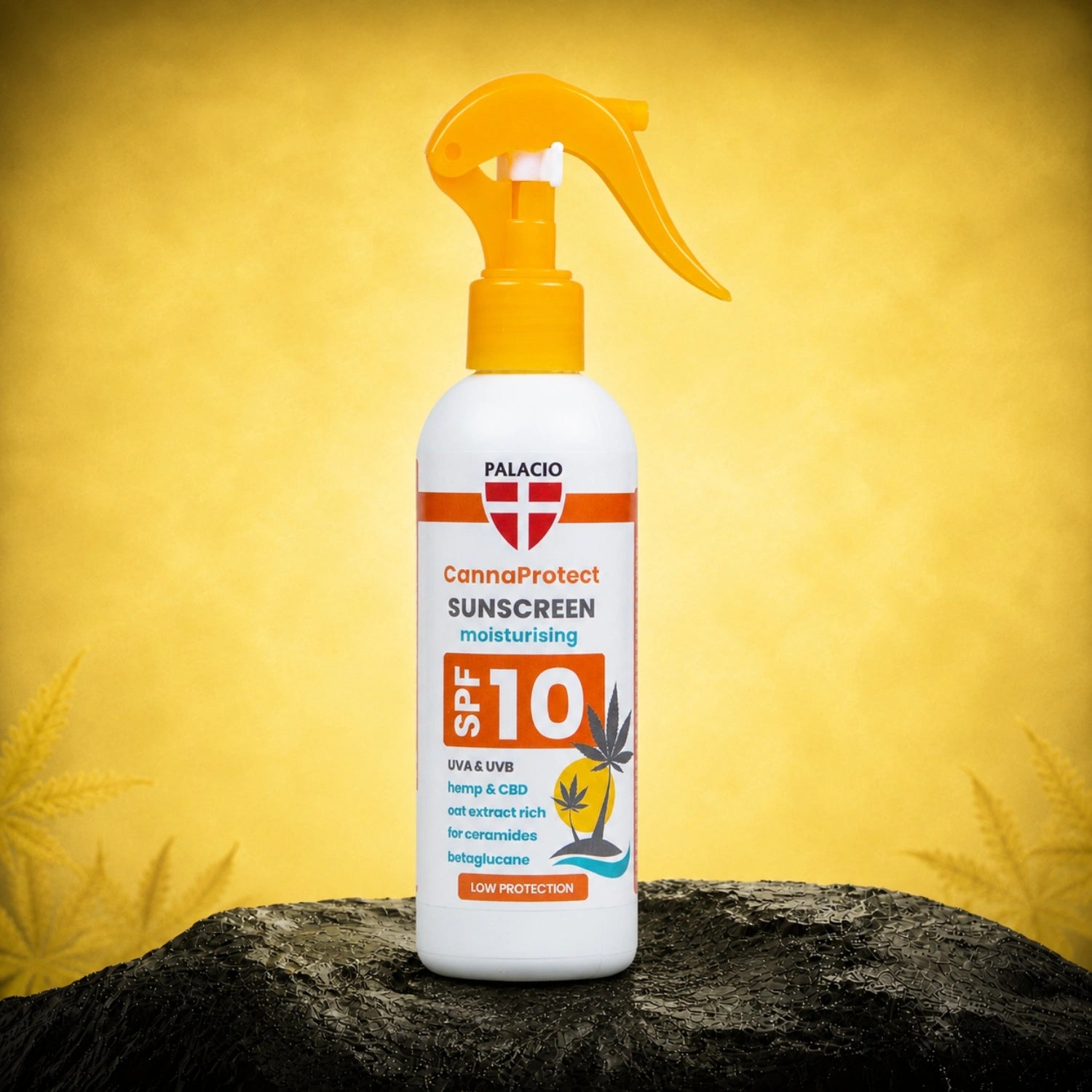 Canna Protect Sonnencreme Lotion SPF 10 mit Hanf 200ml Palacio