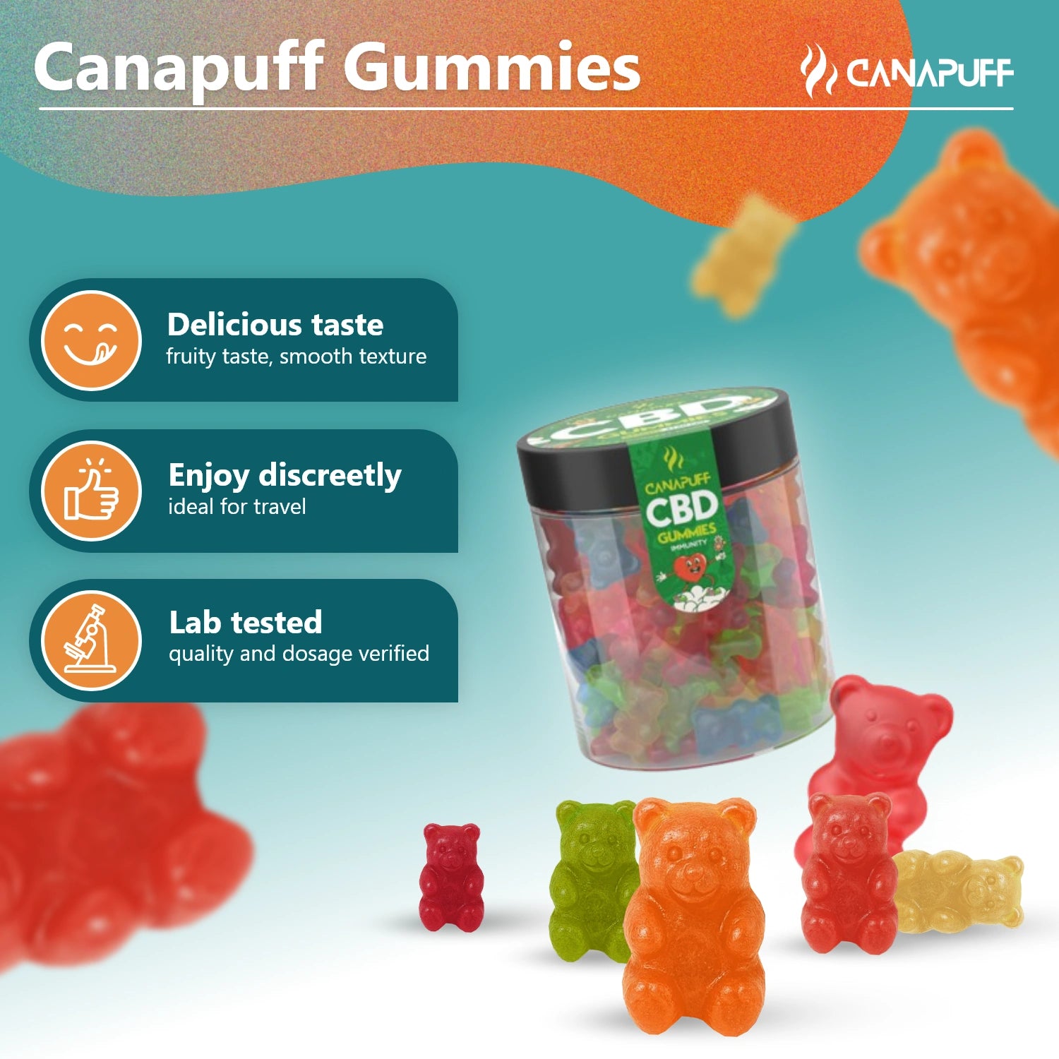 Canapuff - CBD Gummibärchen - Immunität
