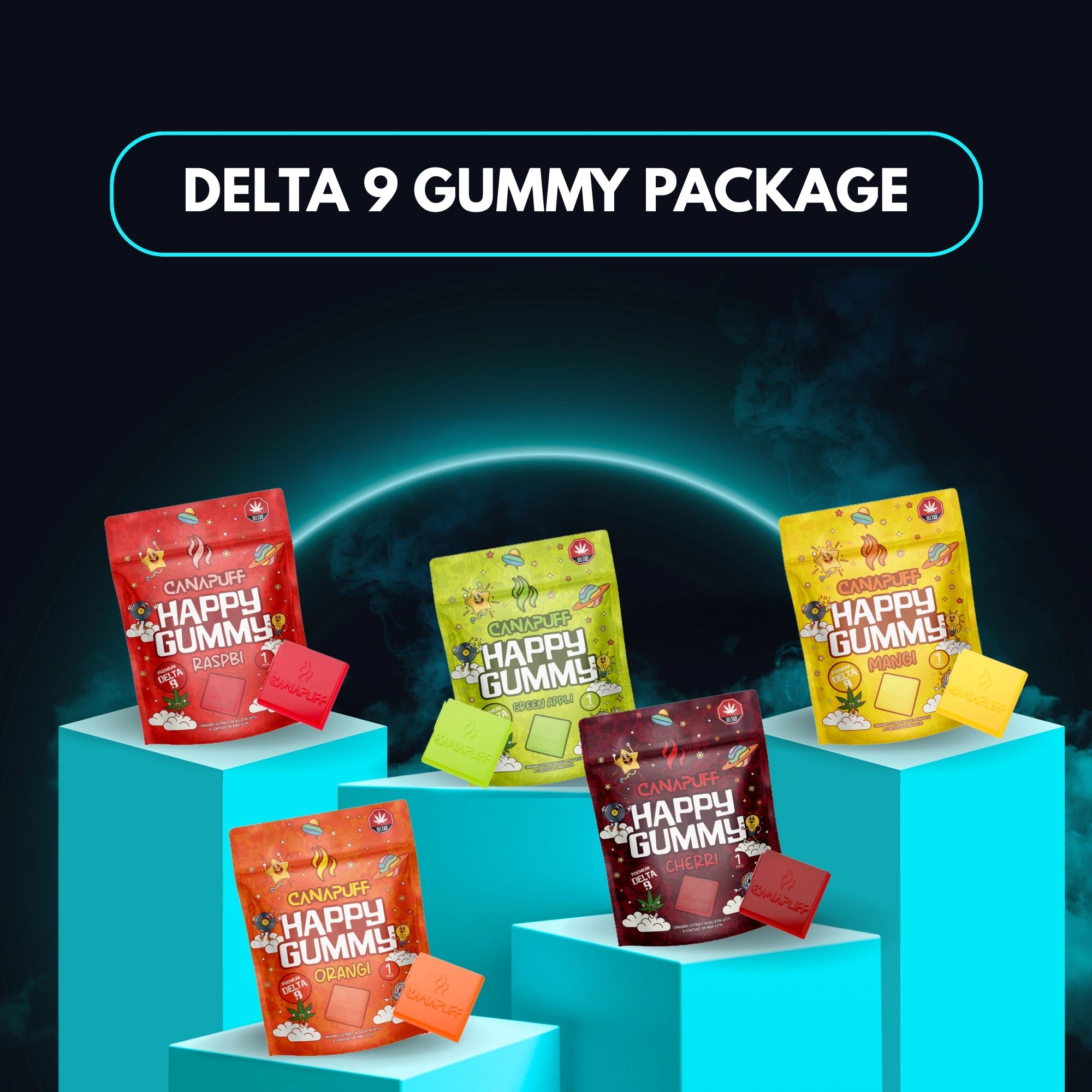 Delta 9 Gummibärchen Packung (5x 5 Stück)