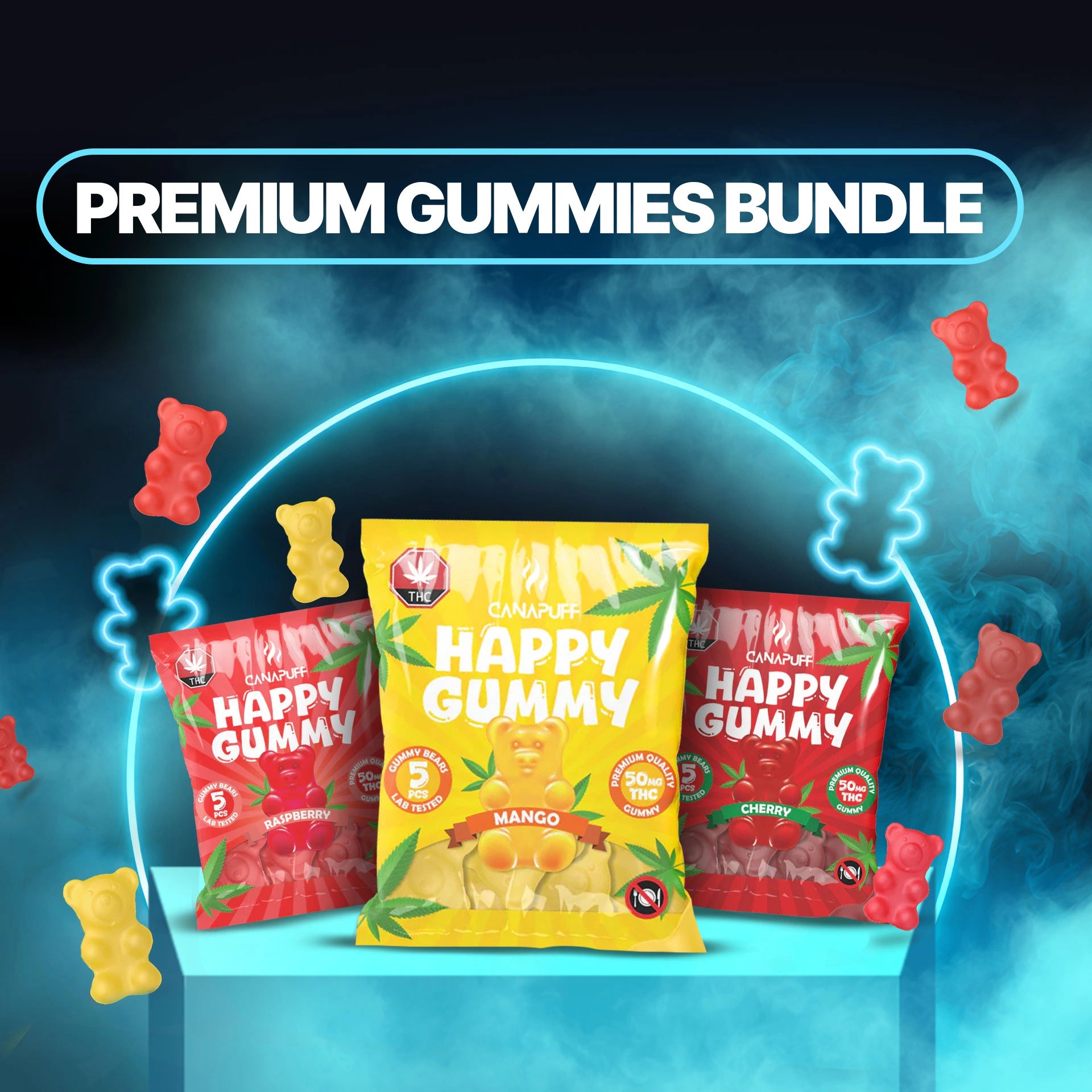 Premium Gummibärchen Bundle (3x5 Stk.)
