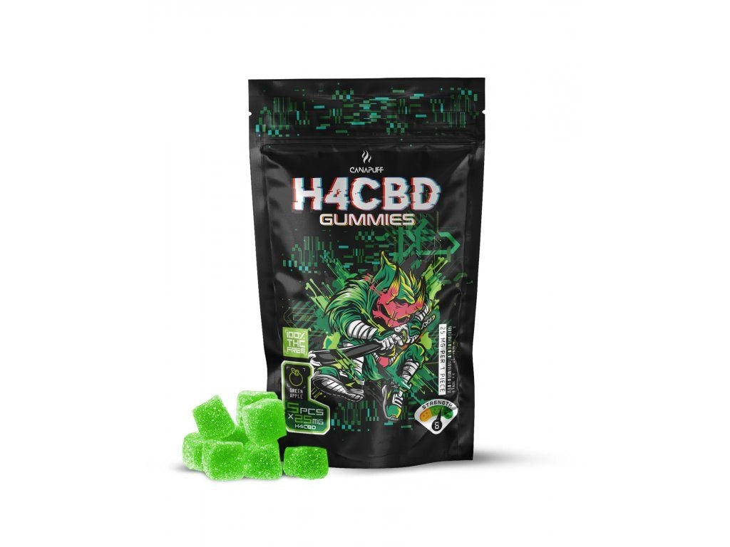 Canapuff - H4CBD Gummues - Green Apple