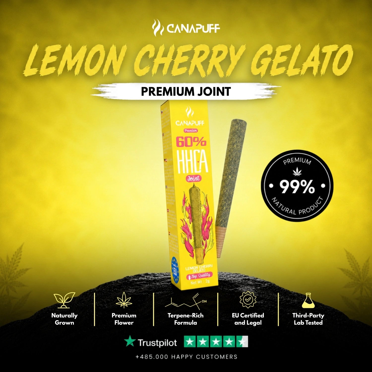 HHC-A Joint Lemon Cherry Gelato 60% 2g