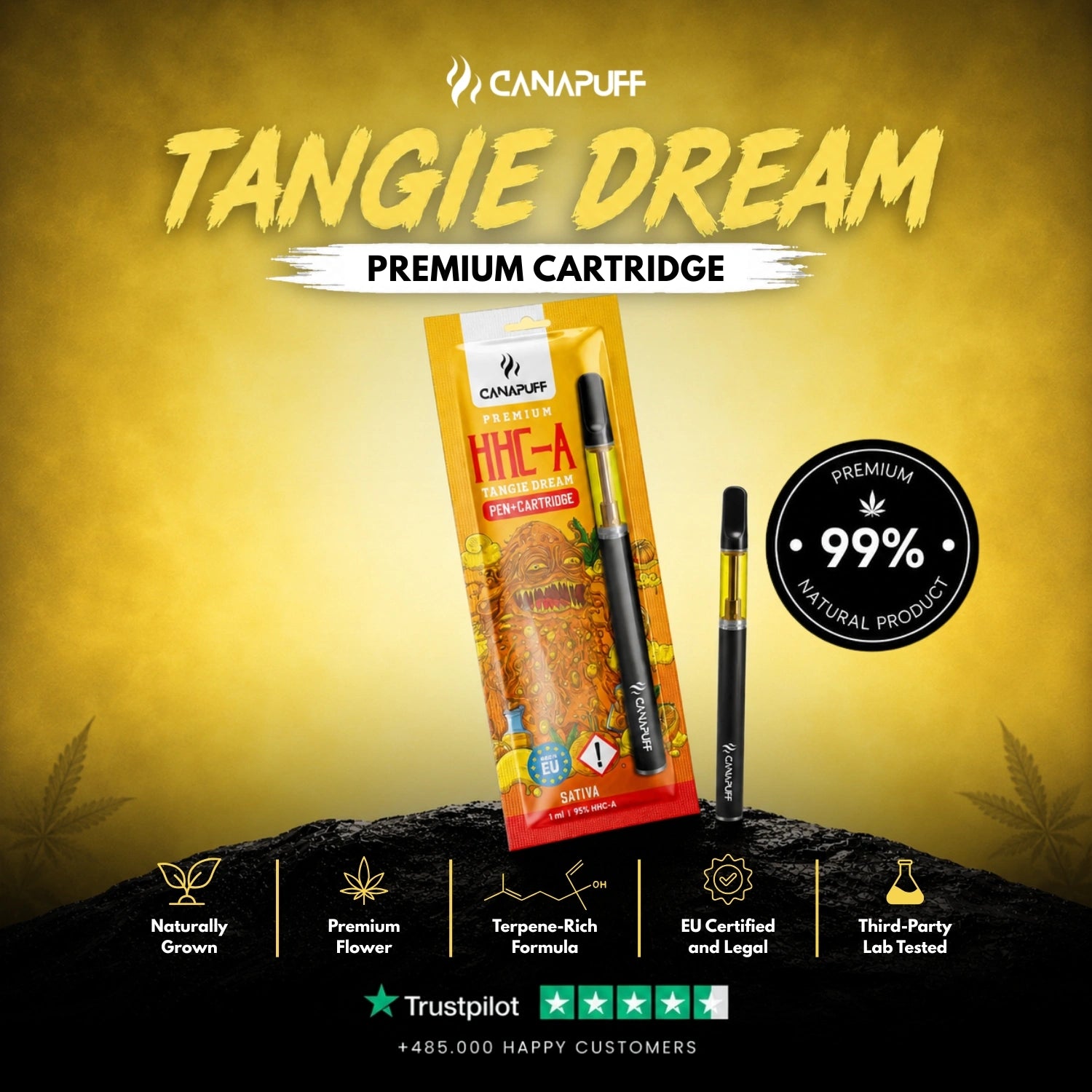 HHC-A Pen+Kartusche Tangie Dream 95 %