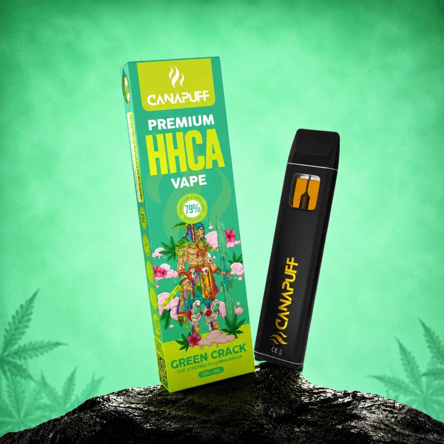HHC-A Vape Green Crack 79 % 1 ml