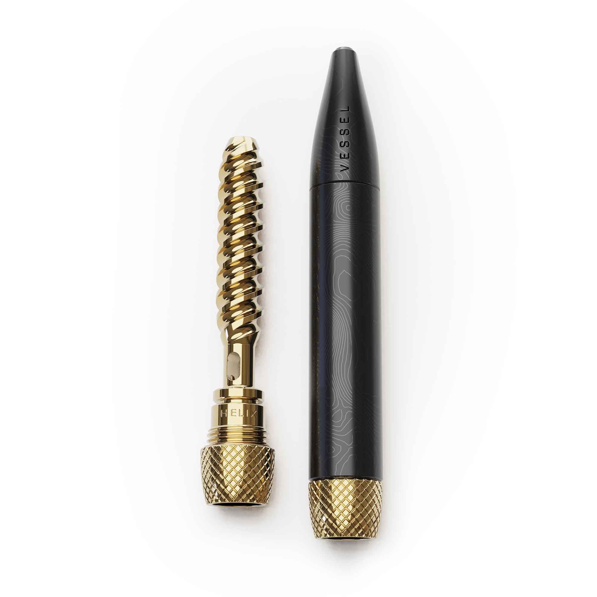 Vessel pen disassembled black design