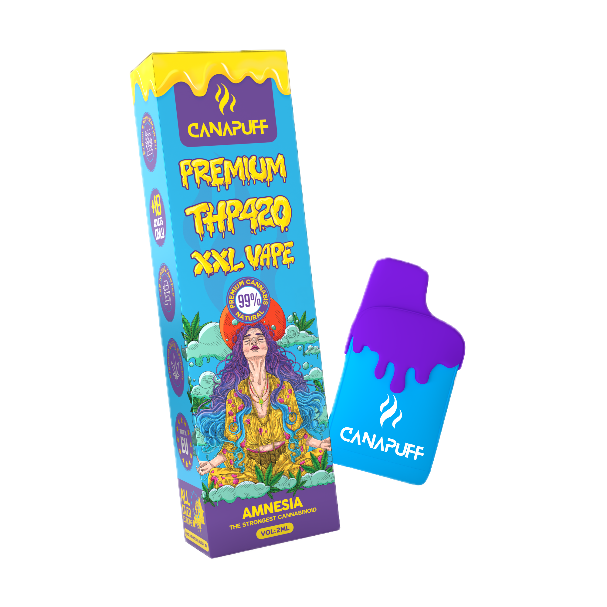 THP420 Vape Amnesia 99 % 2 ml