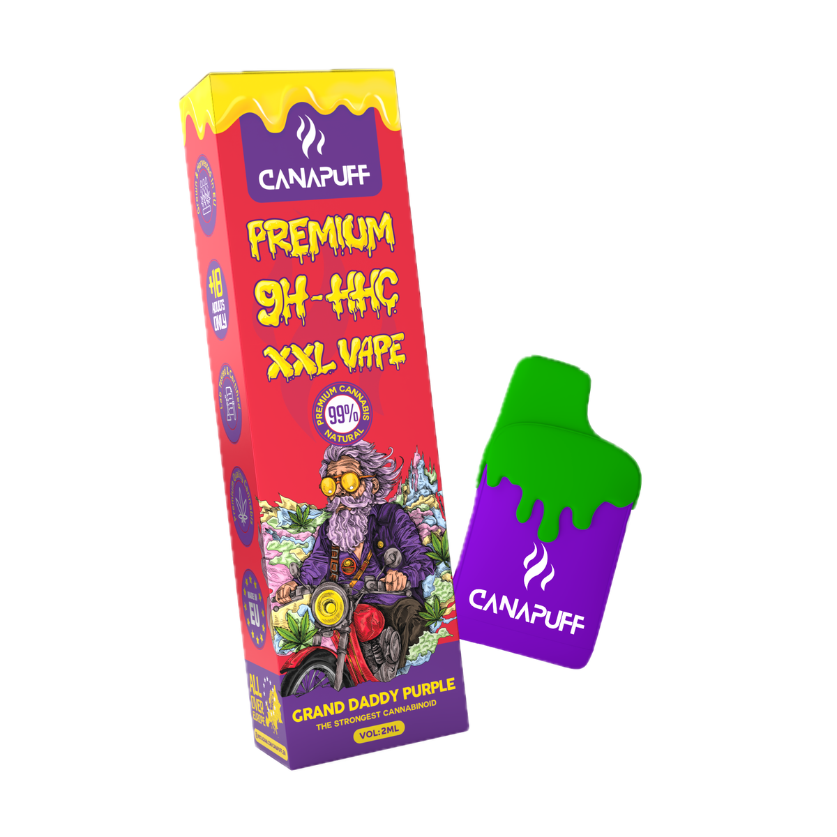 elfbar nachfüll pod läuft aus Purple Haze