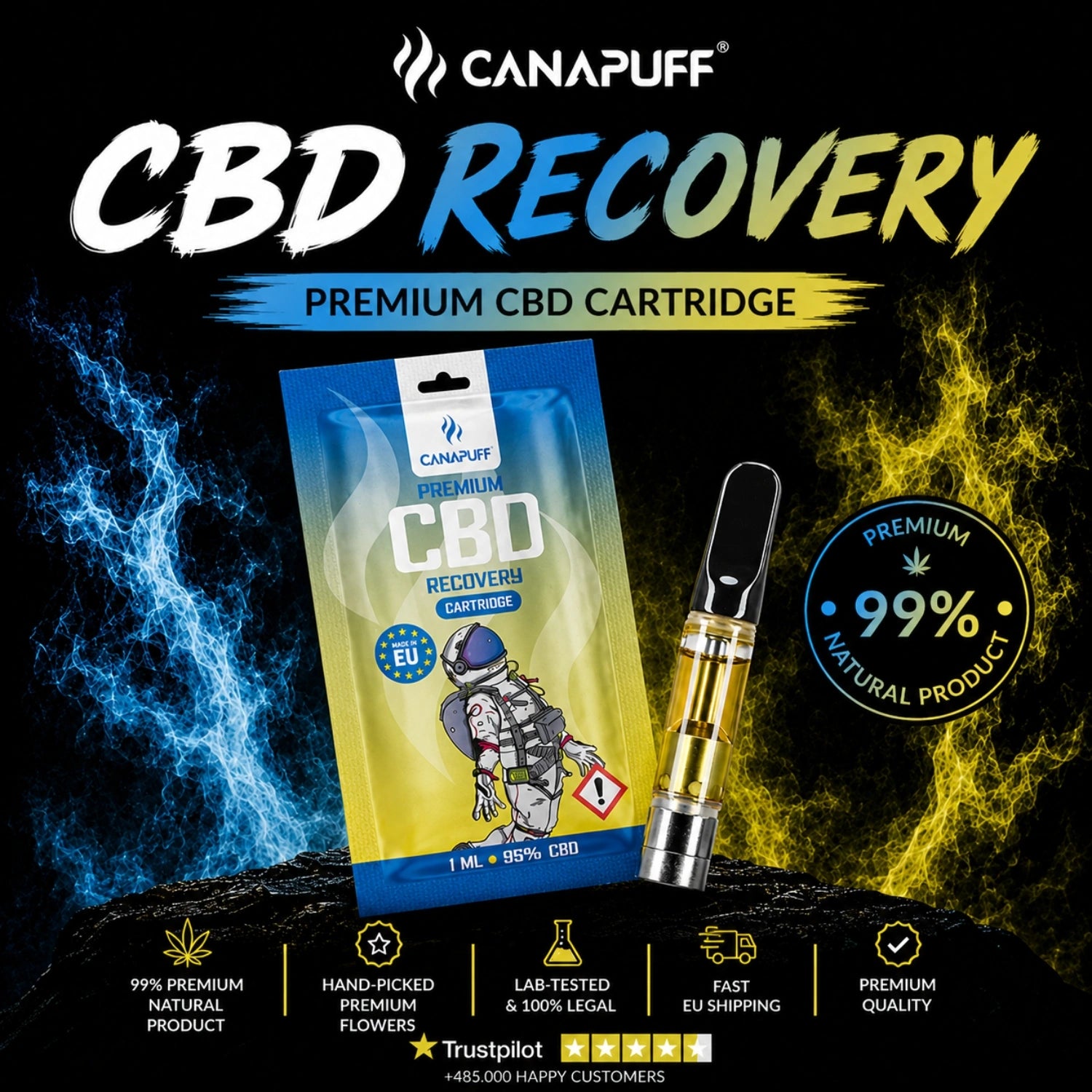 CBD Kartusche Recovery 95%