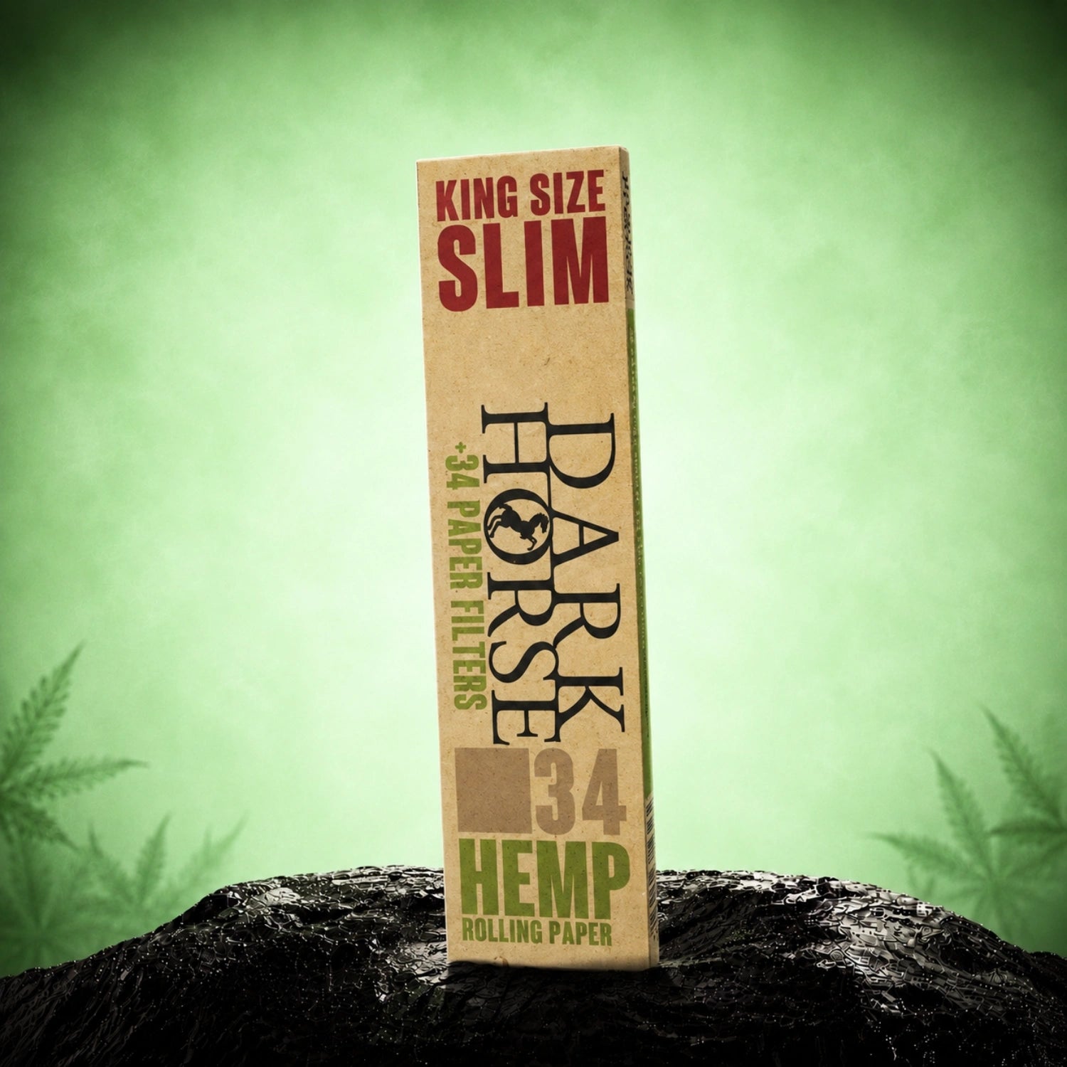 Dark Horse Rolling Papers Set 1 1/4 mit 50 Filtern