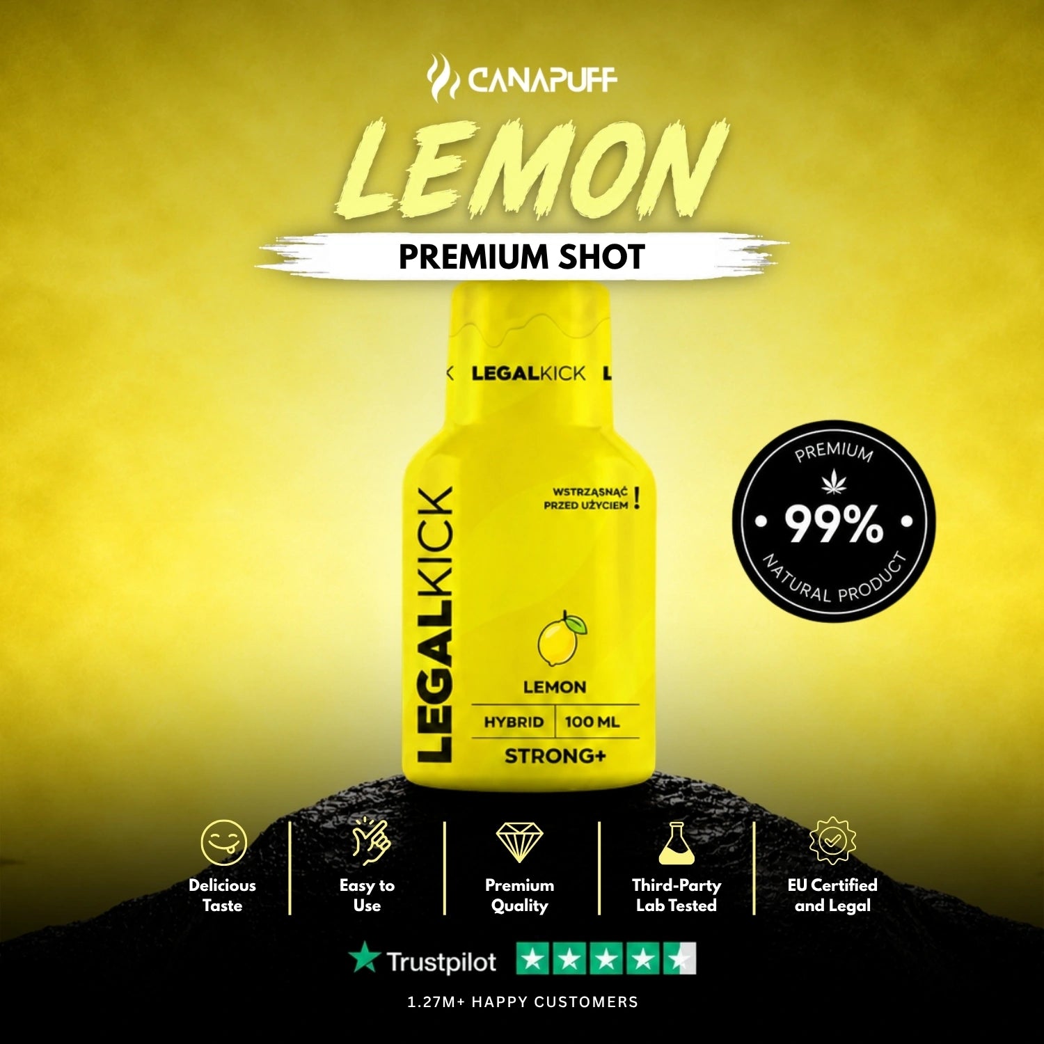 Shot LEGALKICK Zitrone