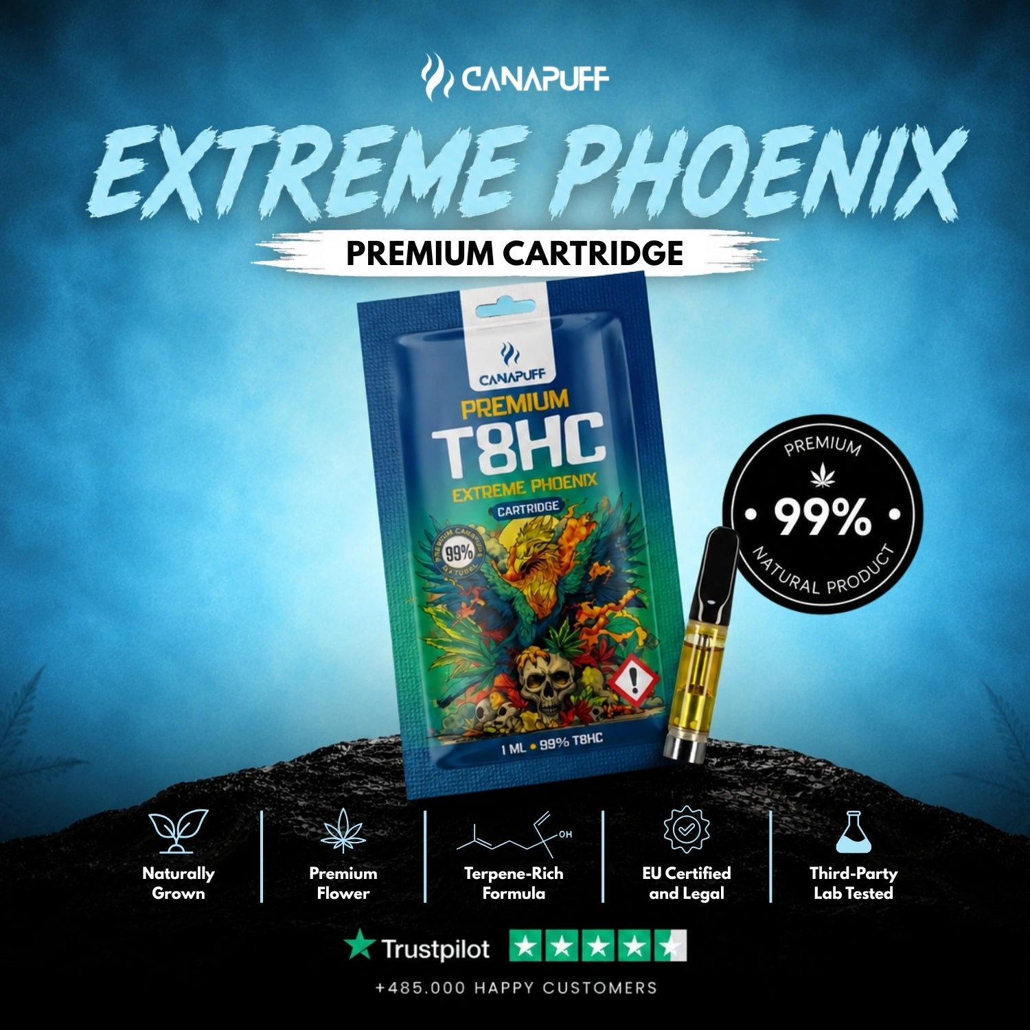 T8HC Kartusche Extreme Phoenix 99%
