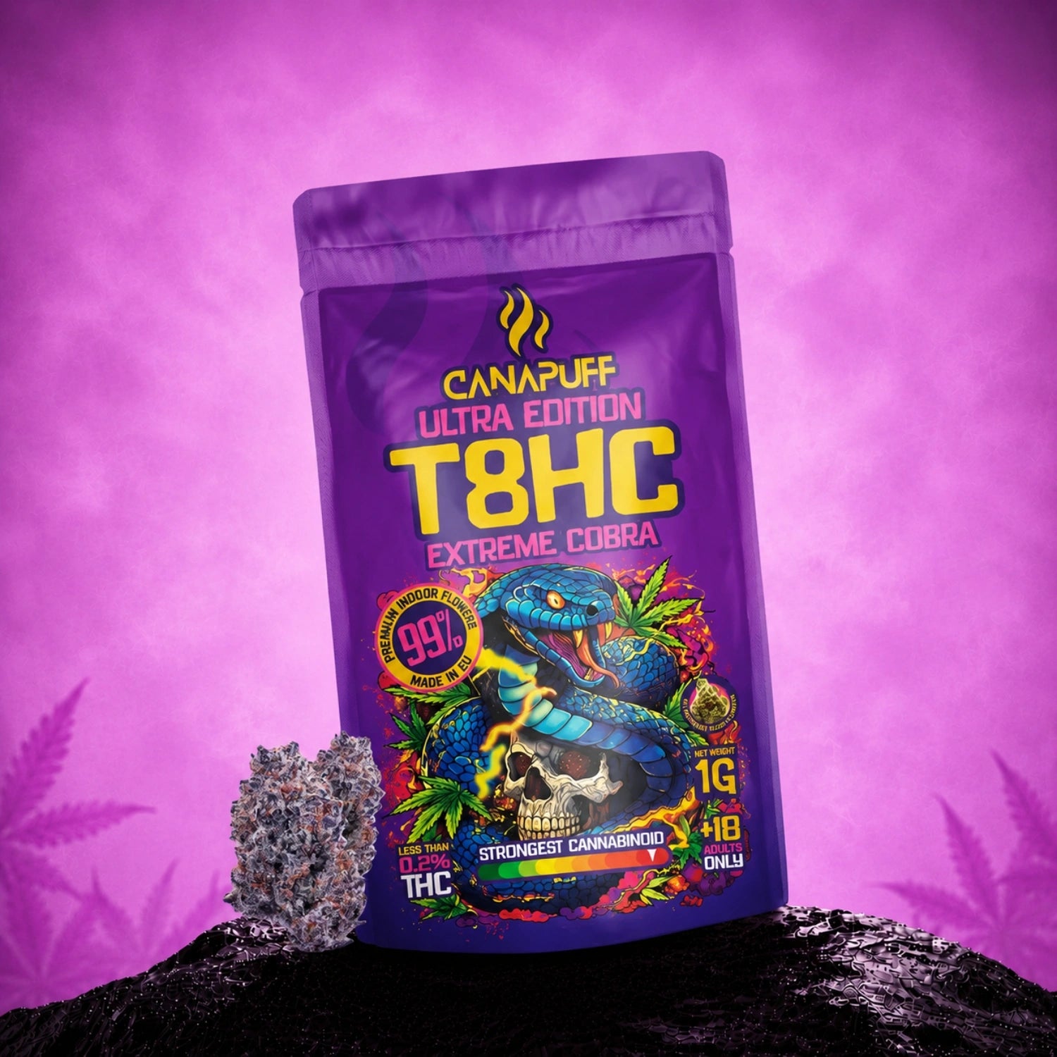 T8HC Blüten Extreme Cobra 99%