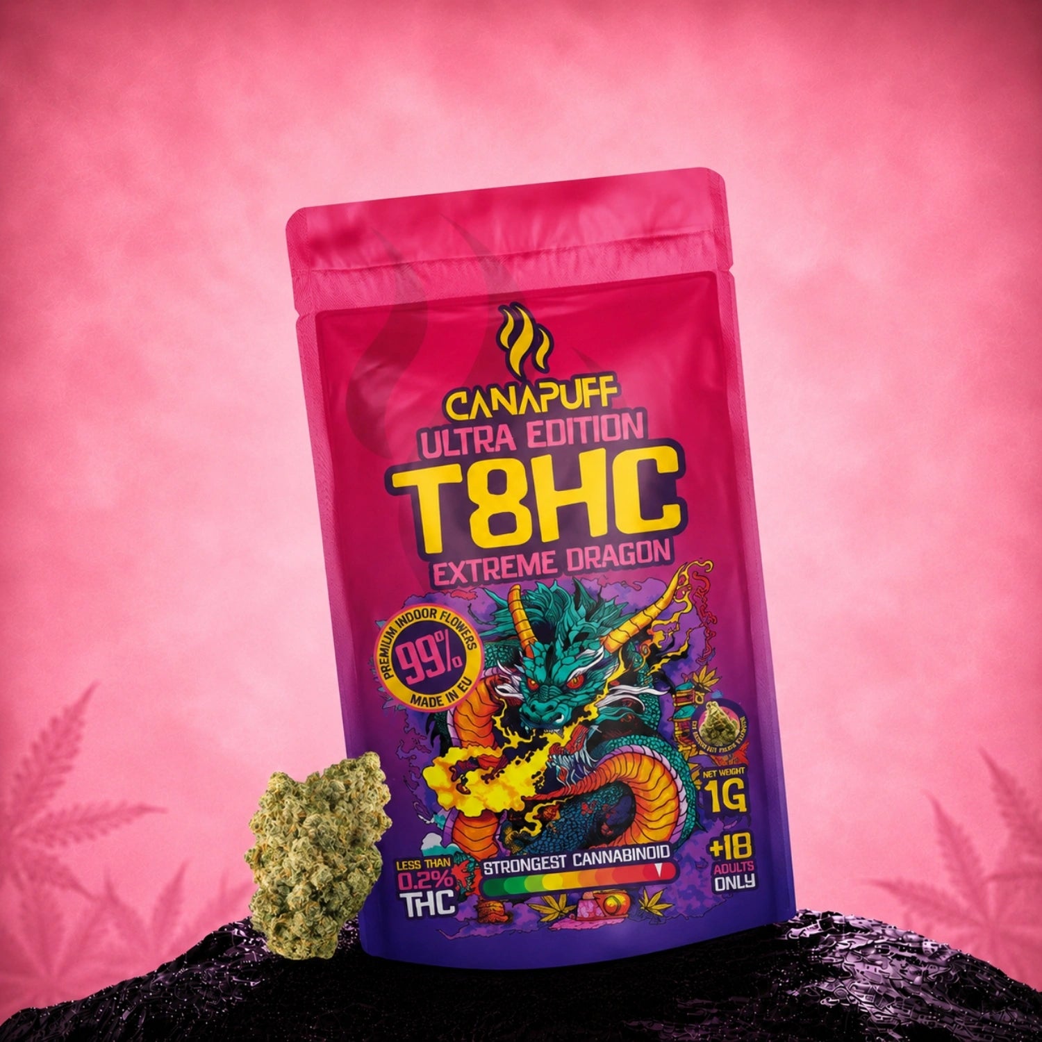 T8HC Blüten Extreme Dragon 99%