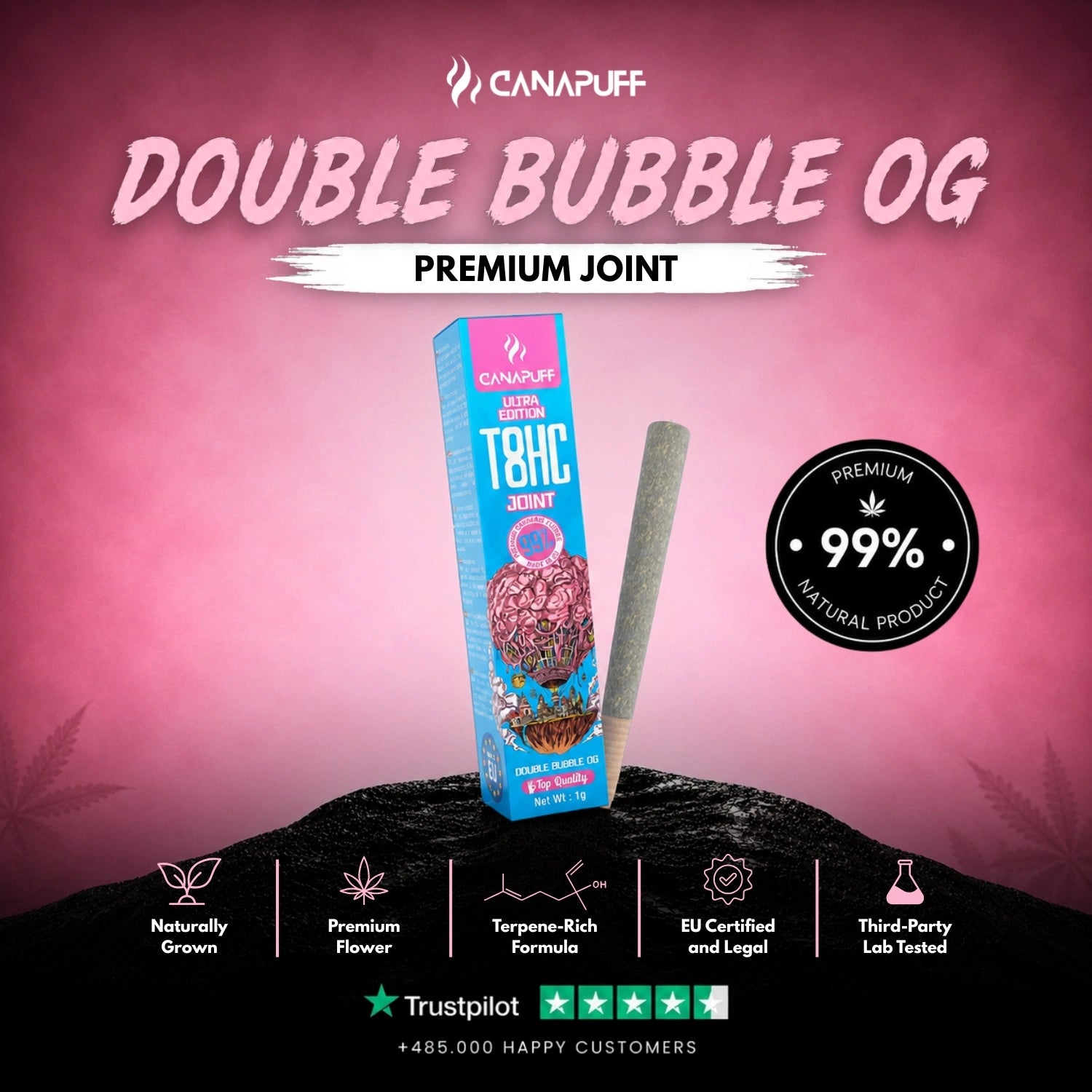 T8HC Joint Double Bubble Ultra Edition 99% 1g