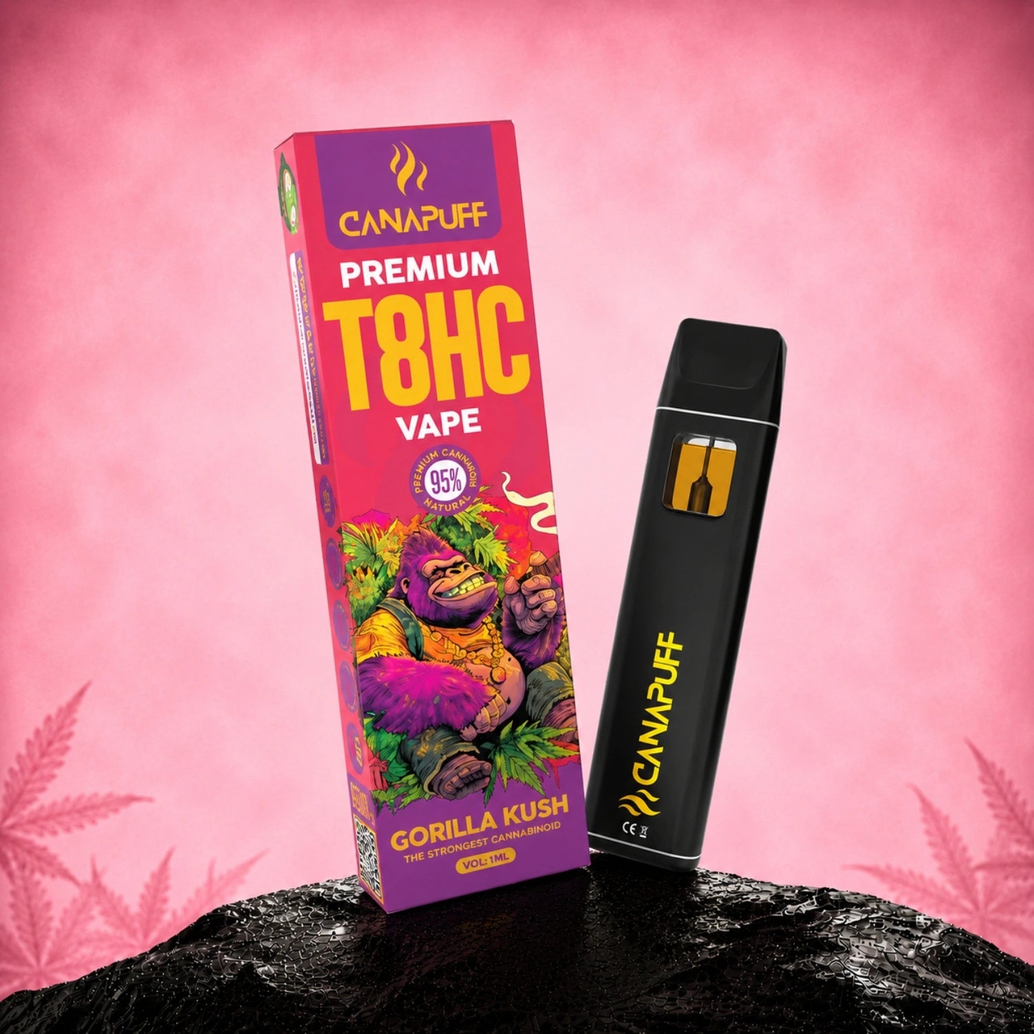 T8HC Vape Gorilla Kush 95 % 1 ml