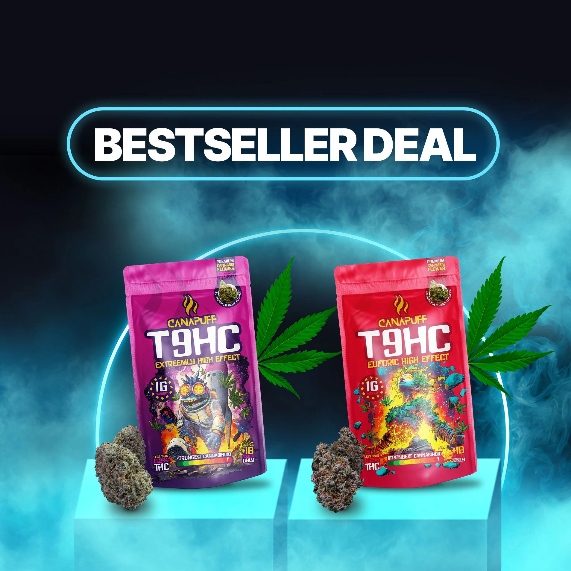 T9HC Blüten bestseller Angebot (2x1g)