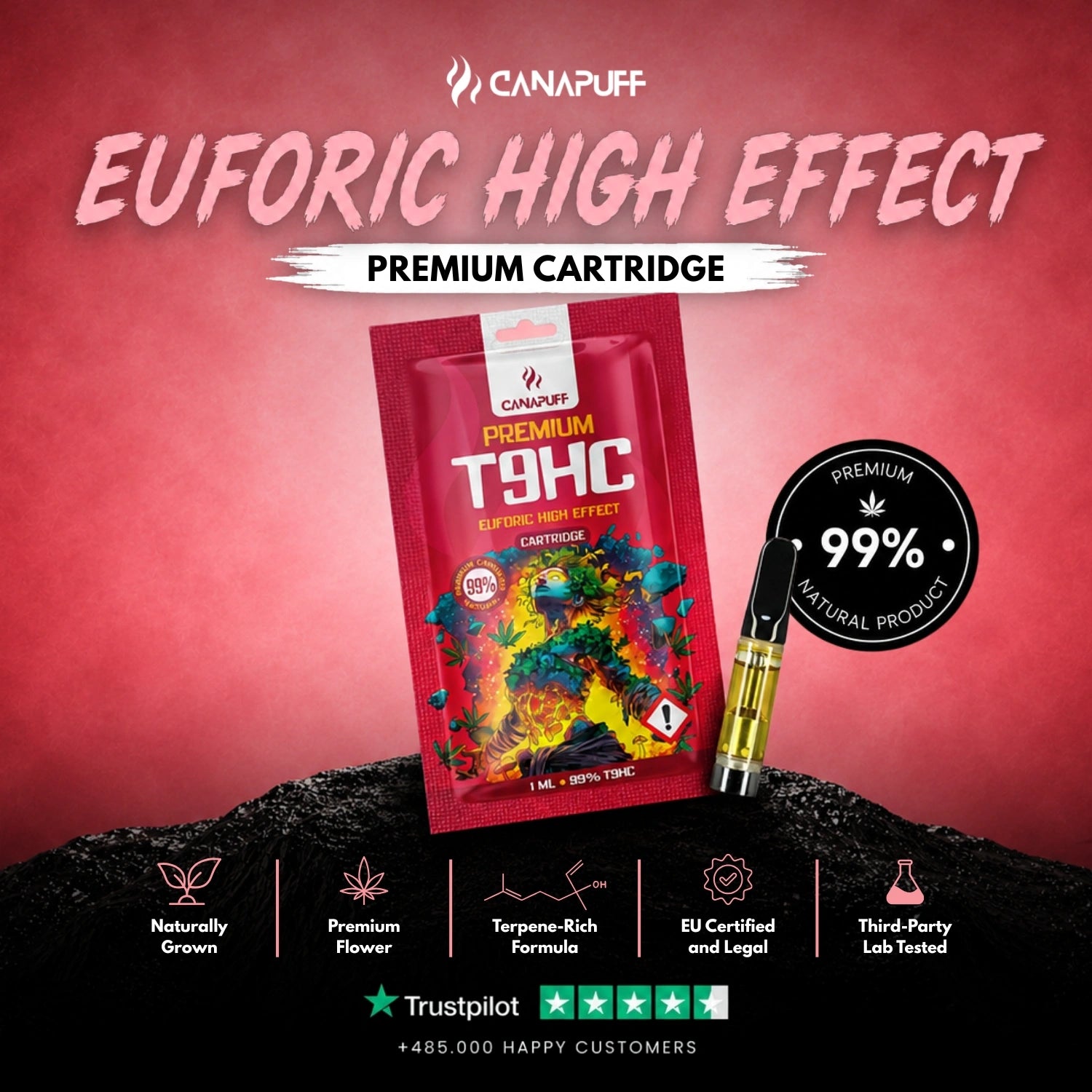 T9HC Kartusche Euforic 99%