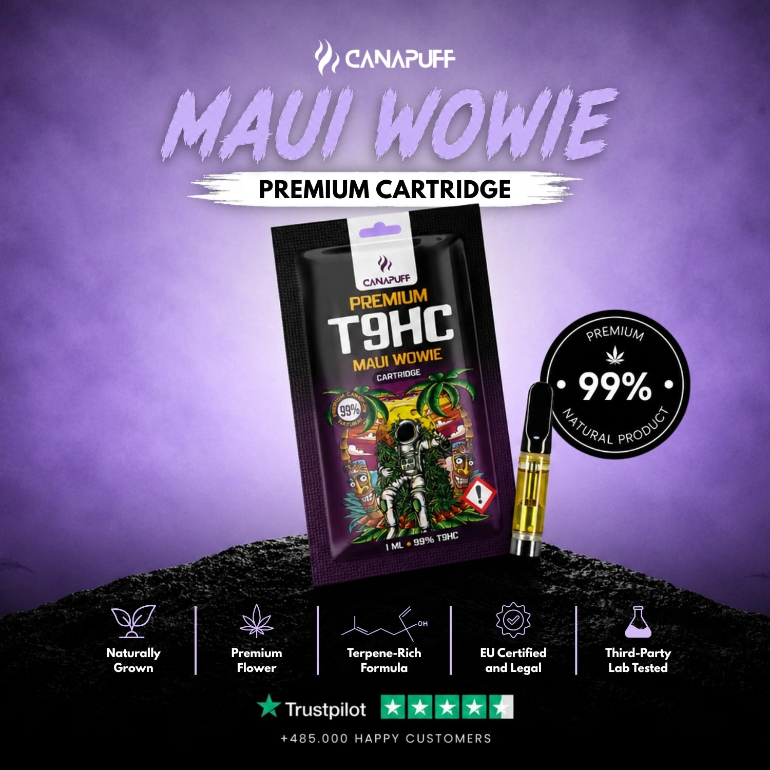 T9HC Kartusche Maui Wowie 99%