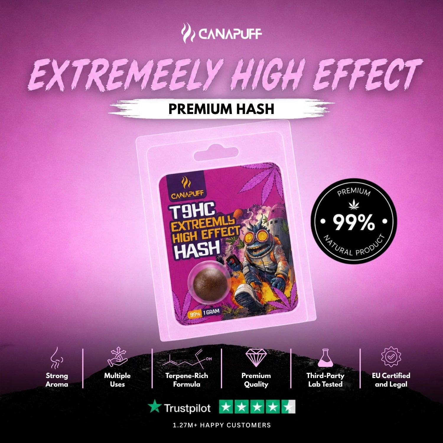 T9HC Hash Extreemly High Effect 99%