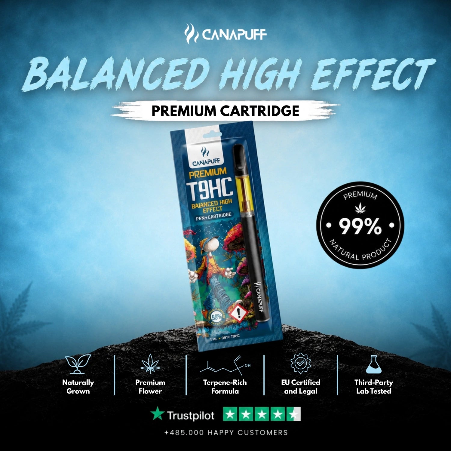 T9HC Pen+Kartusche Balanced 99%