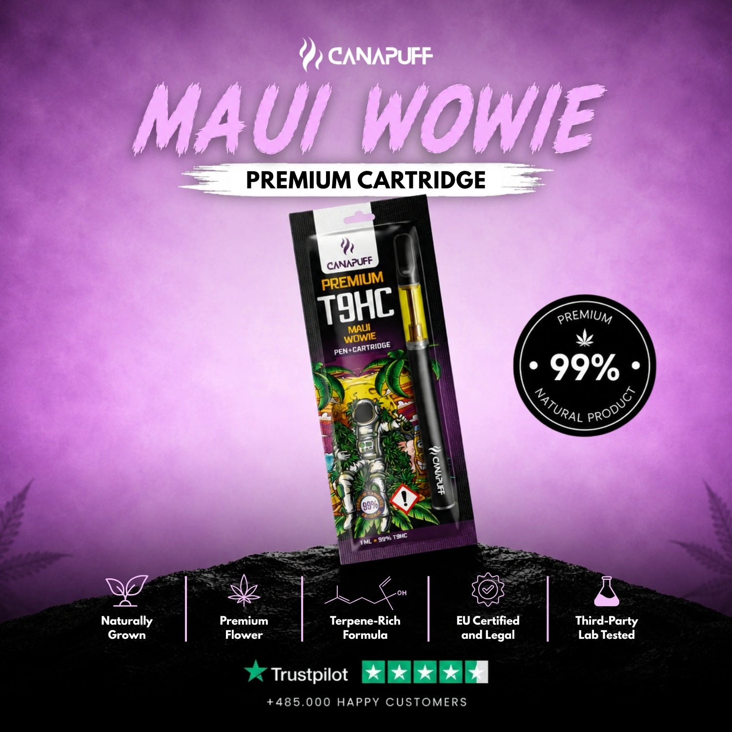 T9HC Pen+Kartusche Maui Wowie 99%