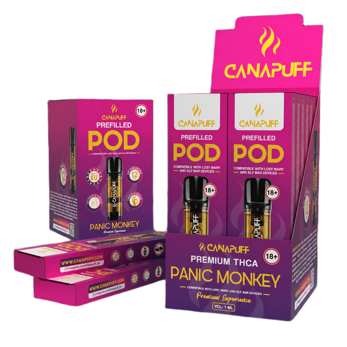THCA POD Panic Monkey 1 ml