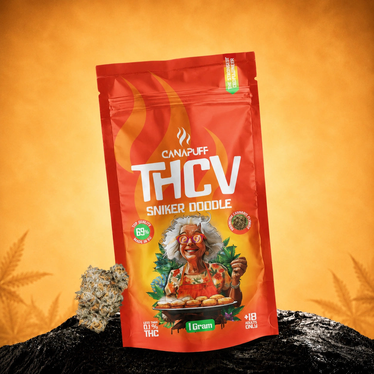 THCv Blüten Sniker Doodle 69%