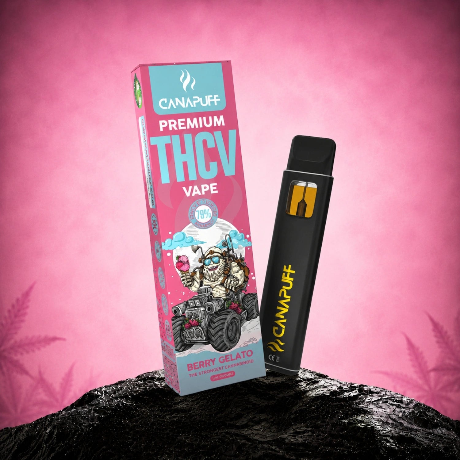 THCv Vape Berry Gelato 99 % 2 ml