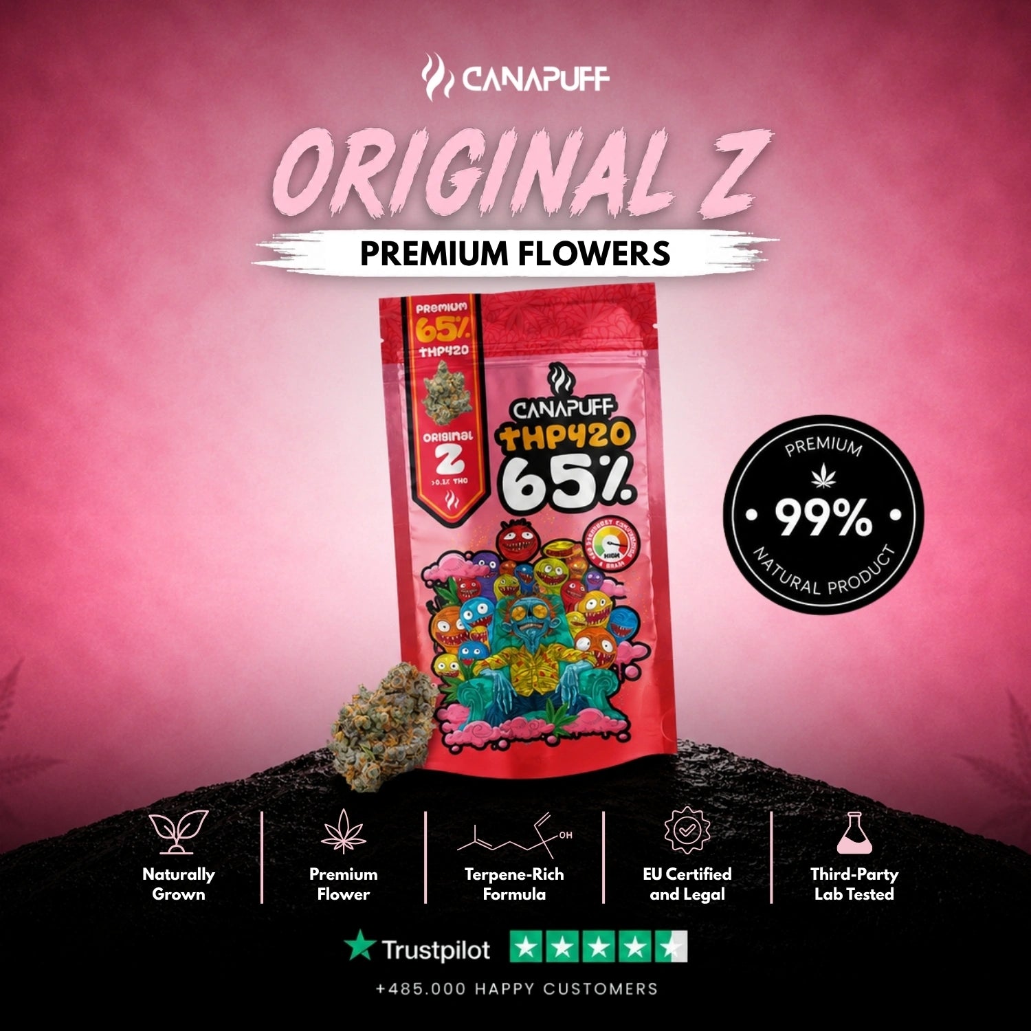THP420 Blüten Original Z 65%