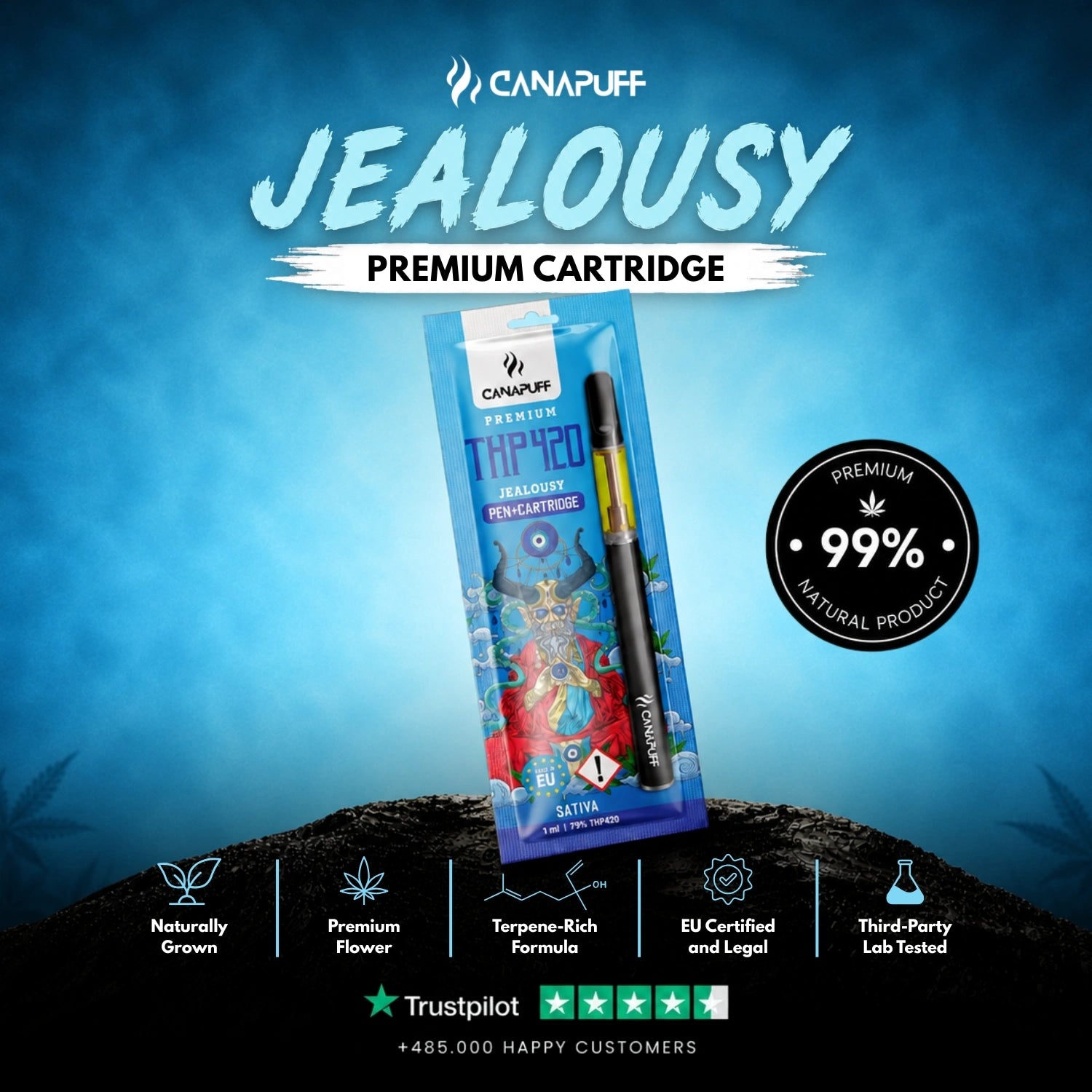 THP420 Pen+Kartusche Jealousy 79%