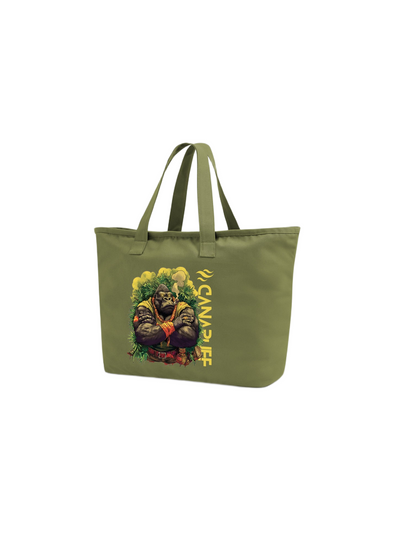 Sac en coton Canapuff – Gorilla Power – Vert