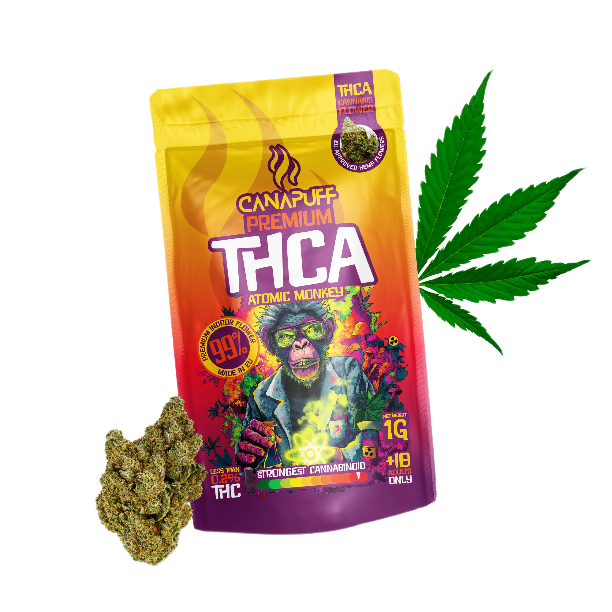 THCA Blüten Atomic Monkey 99%
