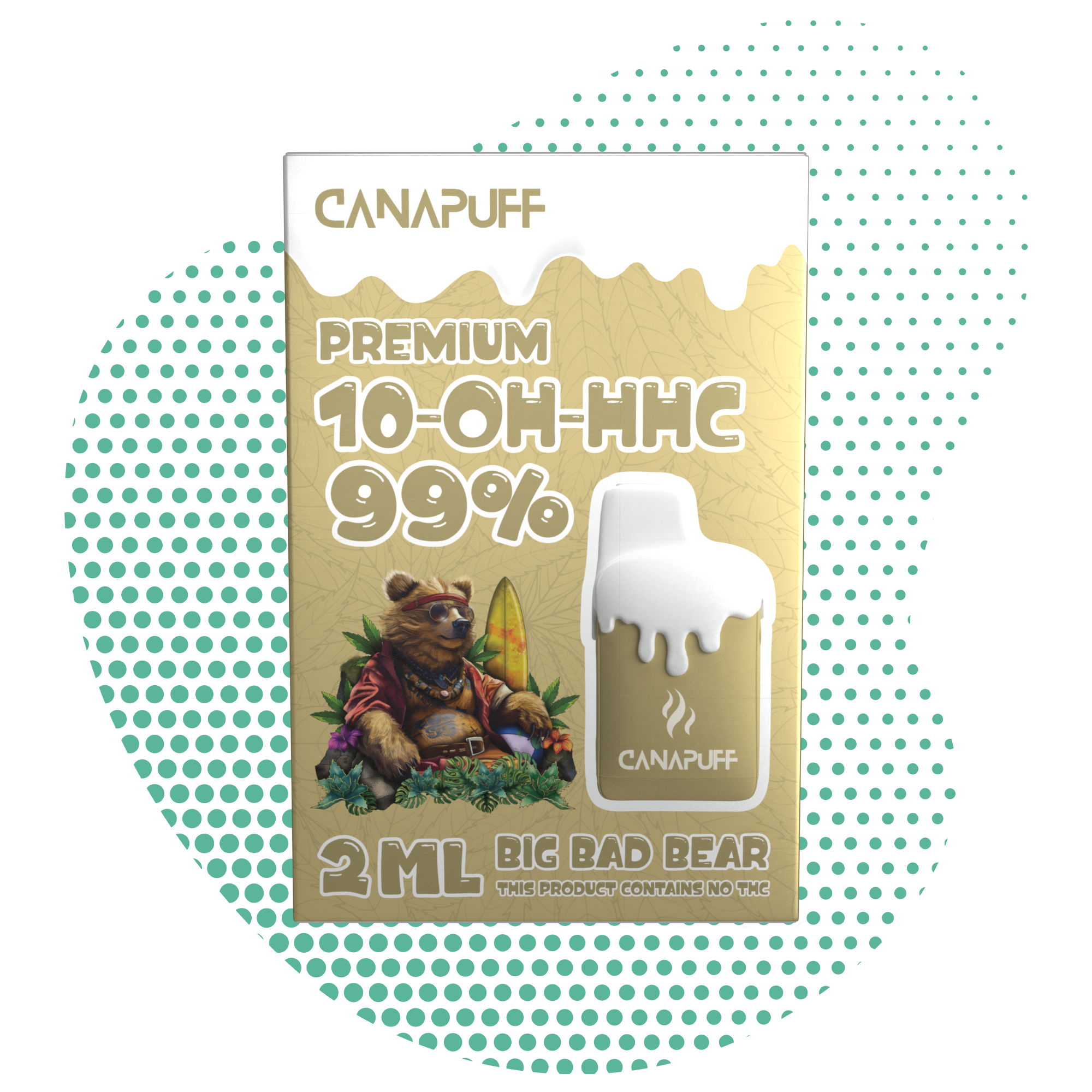 Big Bad Bear 99% 10-OH-HHC - Canapuff - Einmalige Verwendung - 2ml