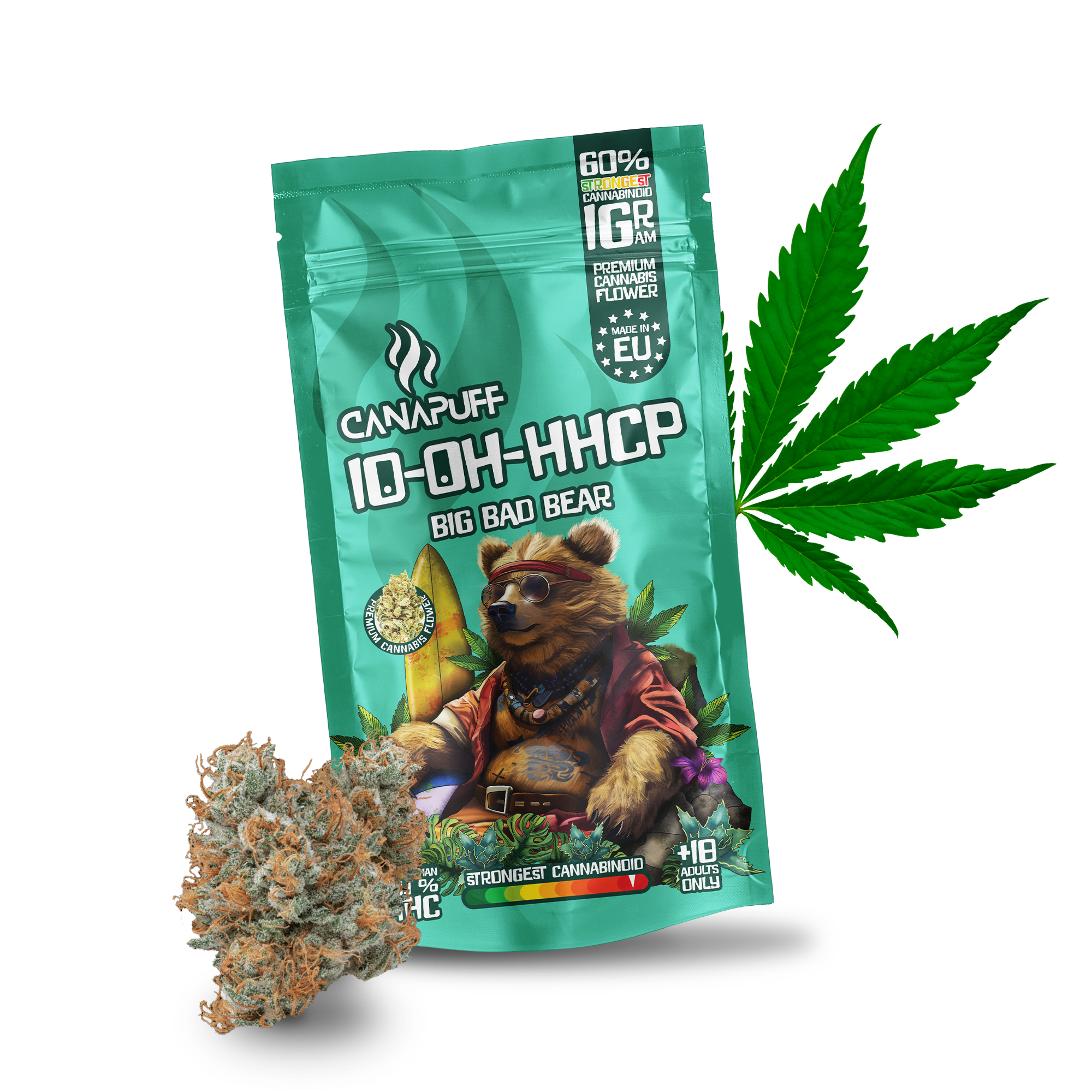 Canapuff - Big Bad Bear 60% - 10-OH-HHCP Blüten