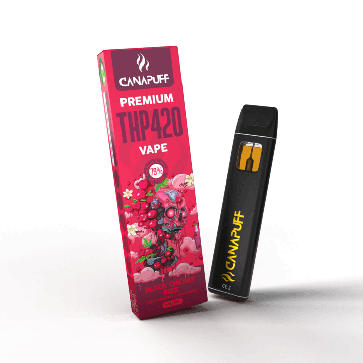 THP420 Vape Black Cherry Fizz 79% 1ml